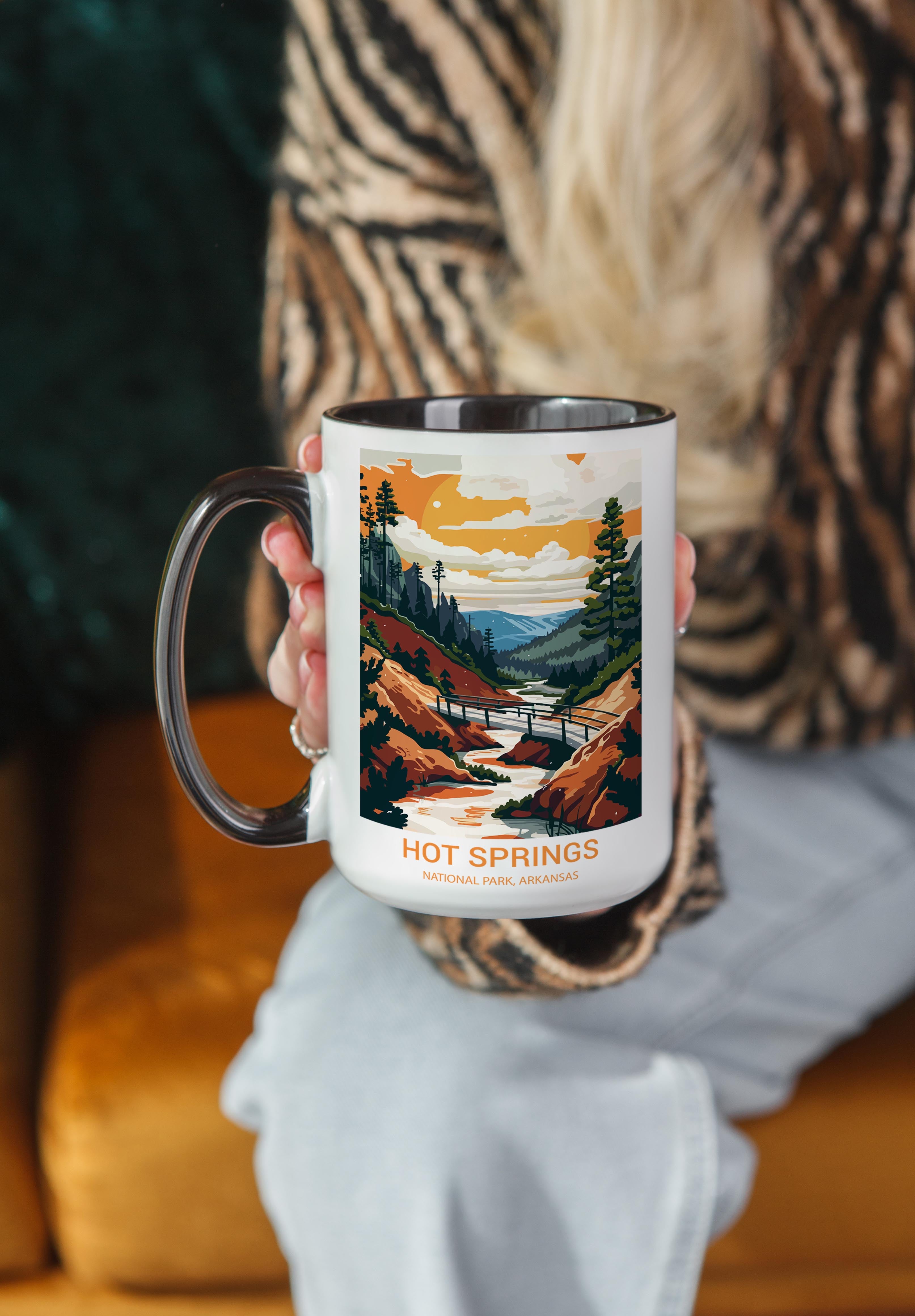 Hot Springs - Arkansas - US National Park Tourism Mug