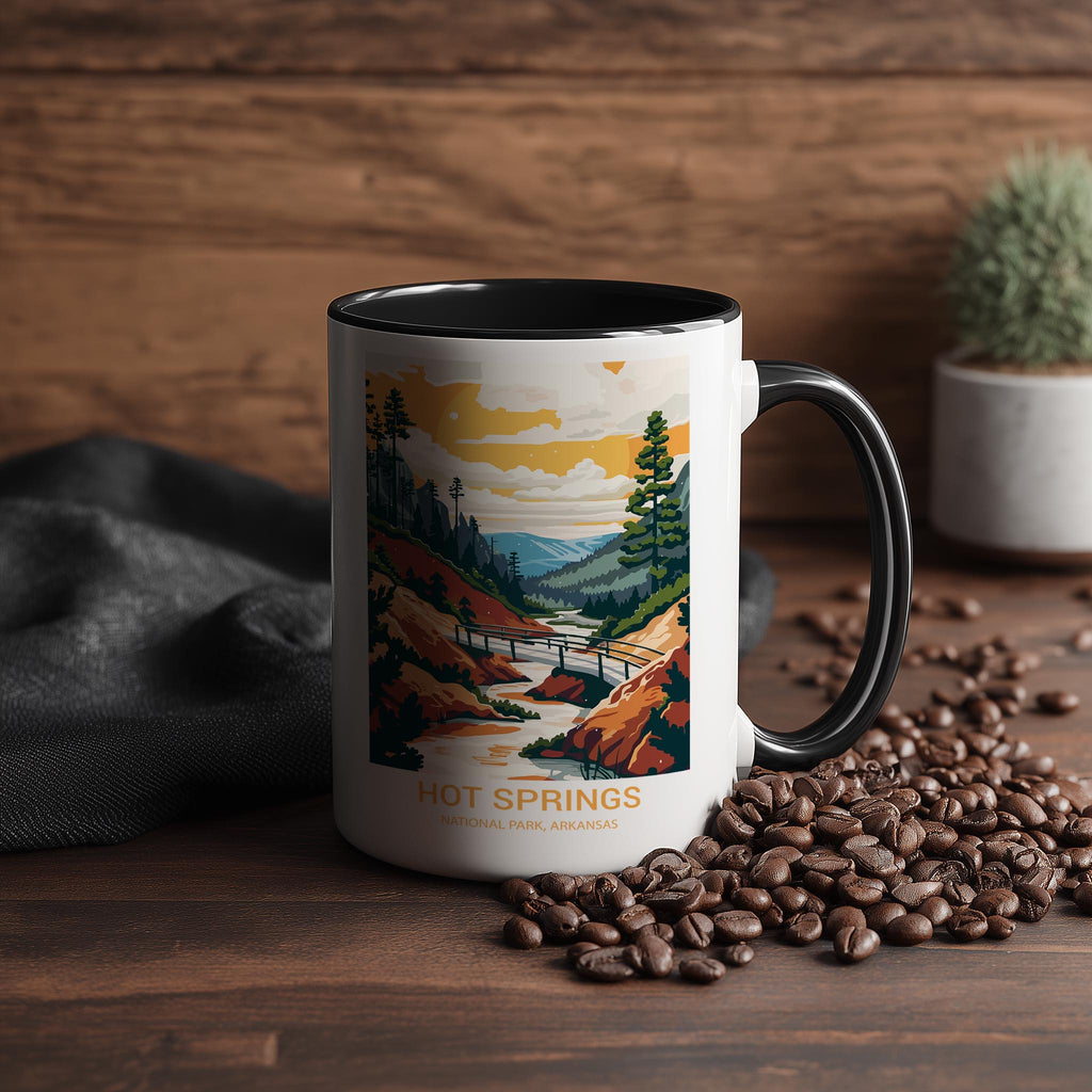 Hot Springs - Arkansas - US National Park Tourism Mug