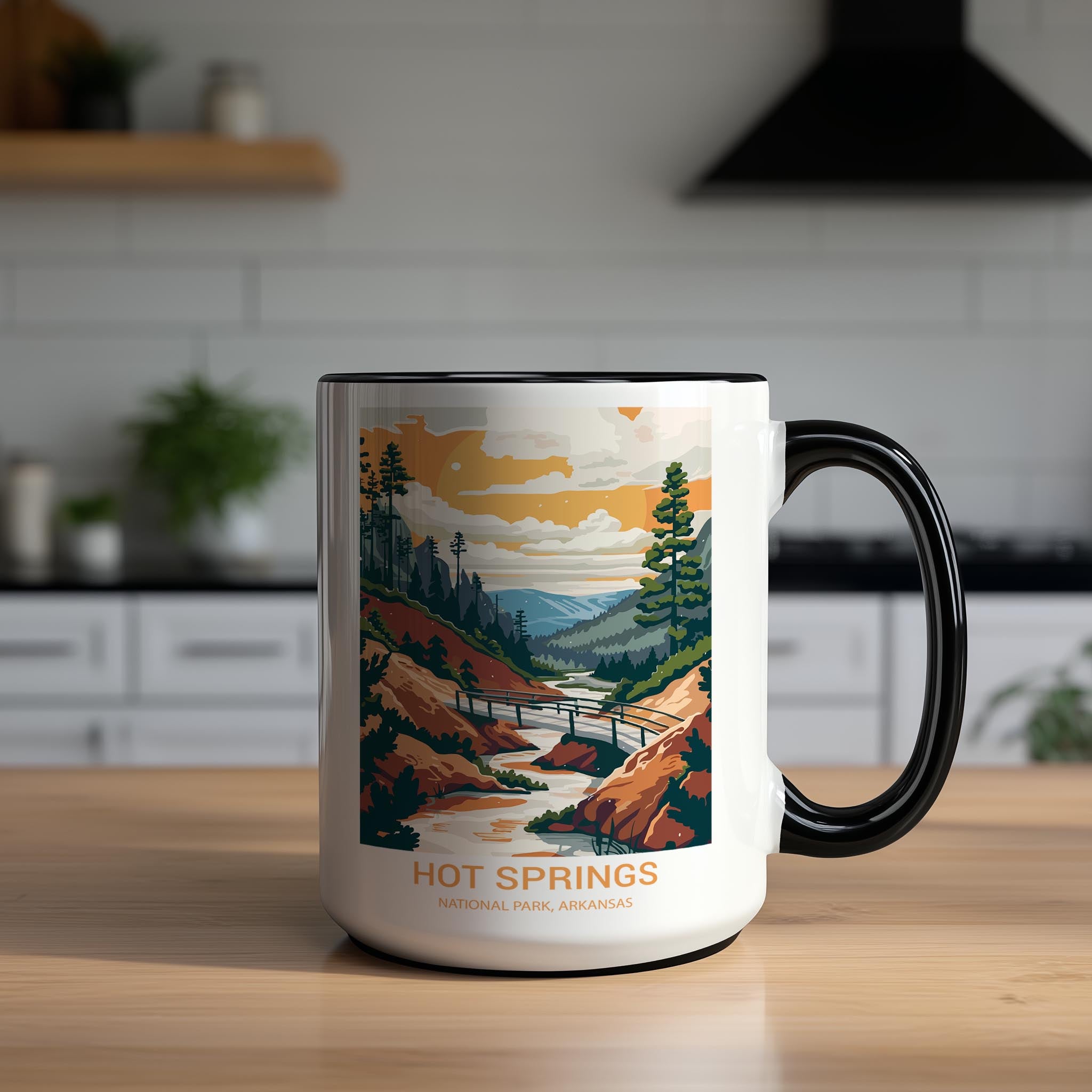 Hot Springs - Arkansas - US National Park Tourism Mug