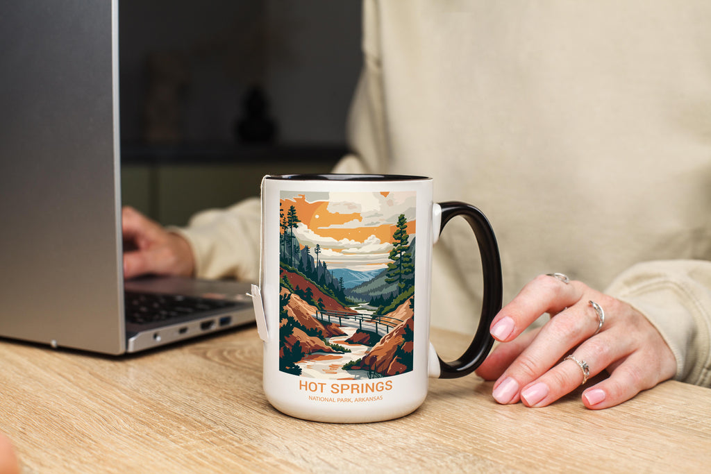 Hot Springs - Arkansas - US National Park Tourism Mug