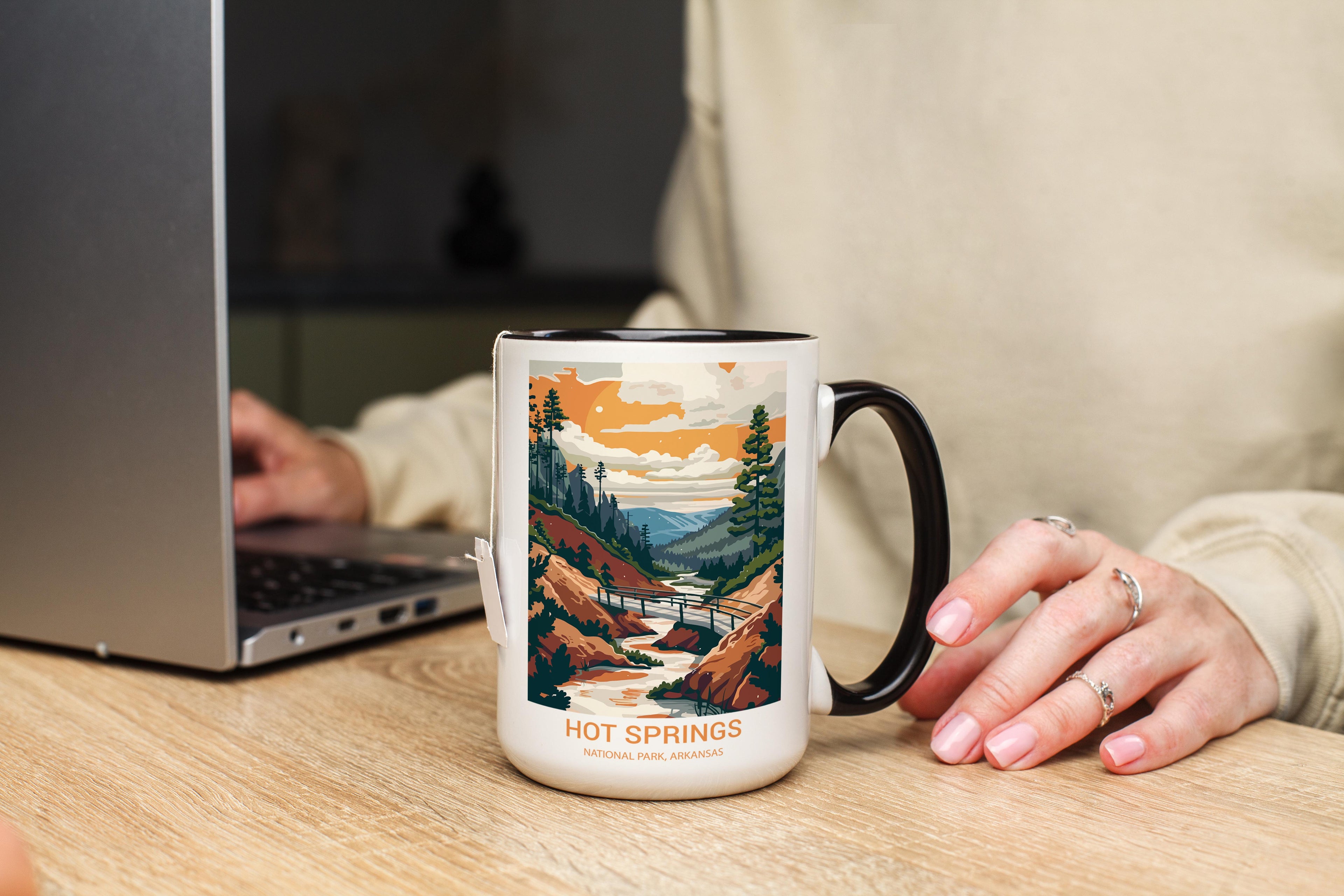 Hot Springs - Arkansas - US National Park Tourism Mug