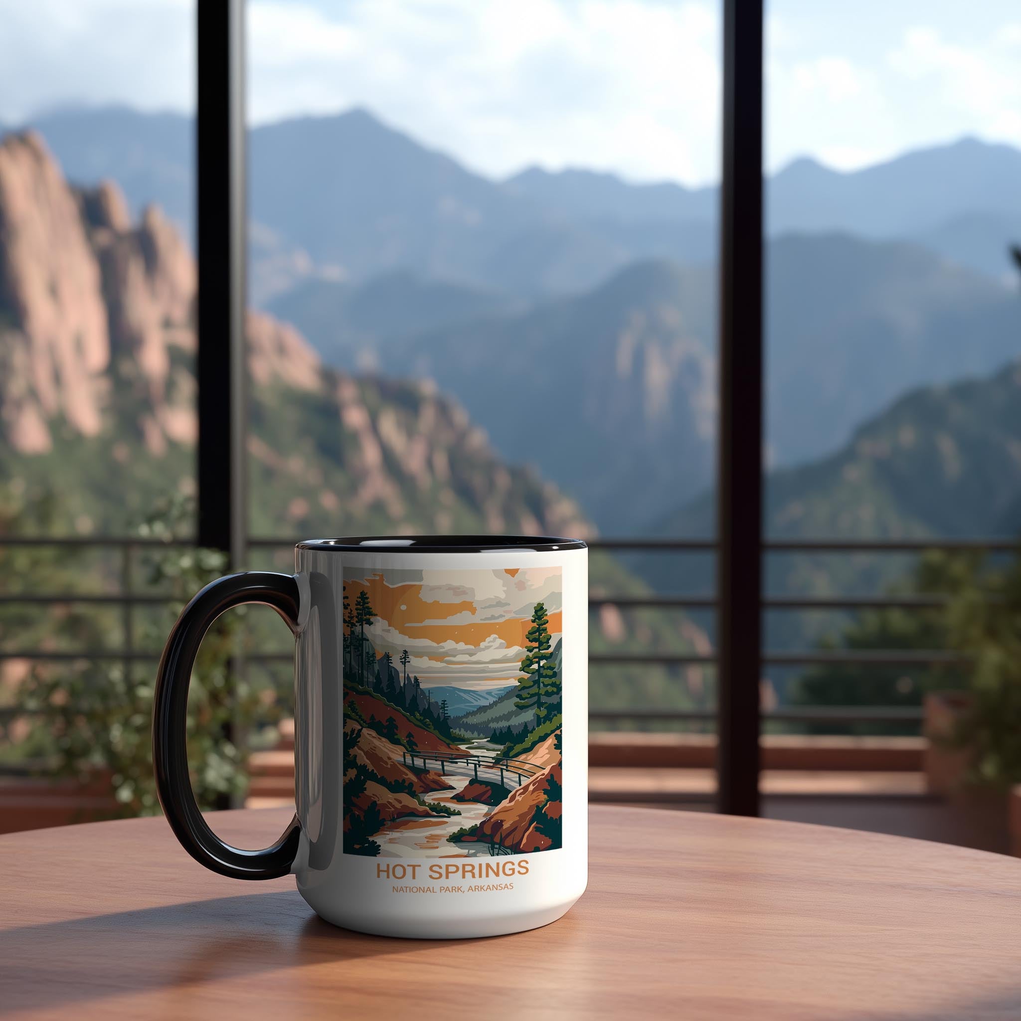 Hot Springs - Arkansas - US National Park Tourism Mug