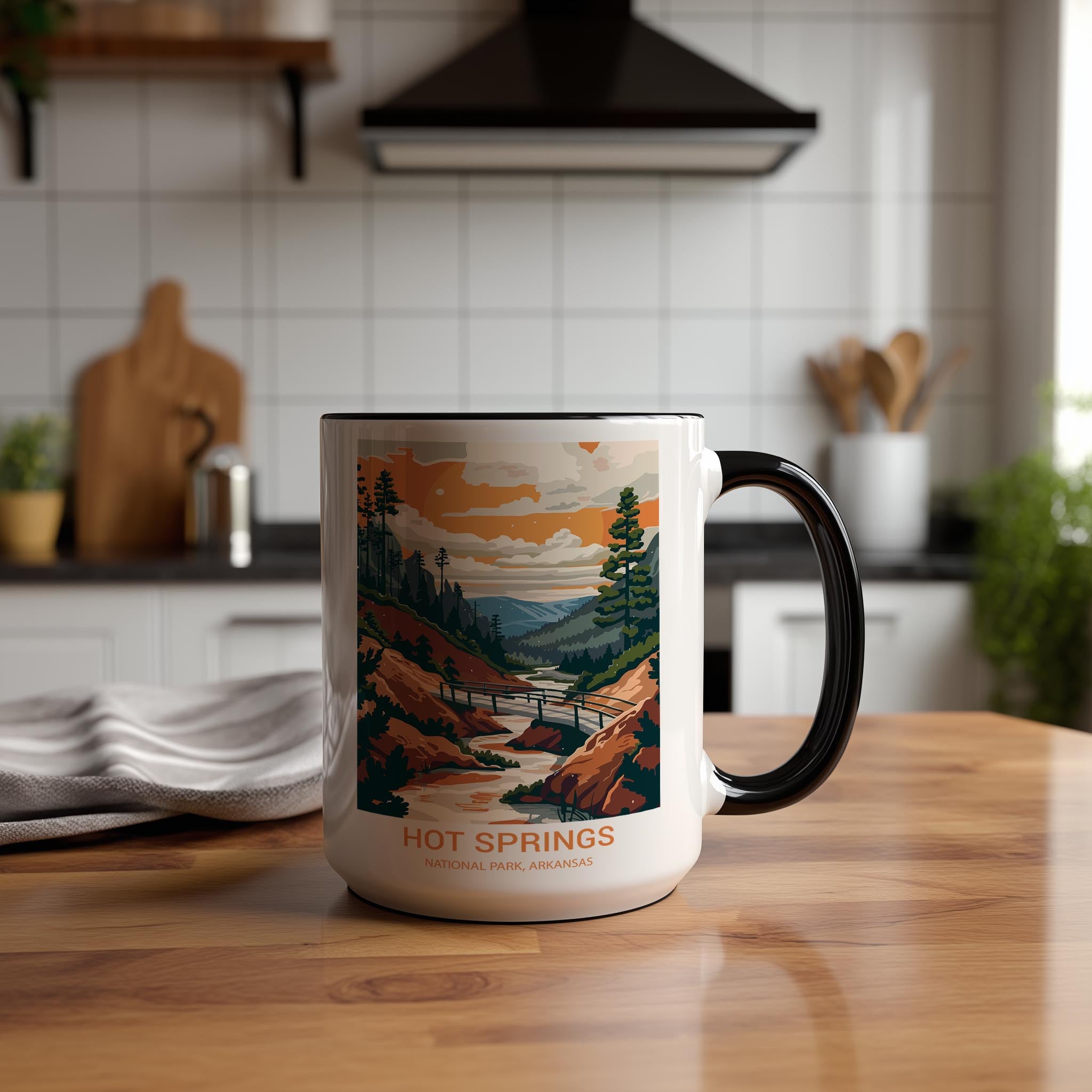 Hot Springs - Arkansas - US National Park Tourism Mug