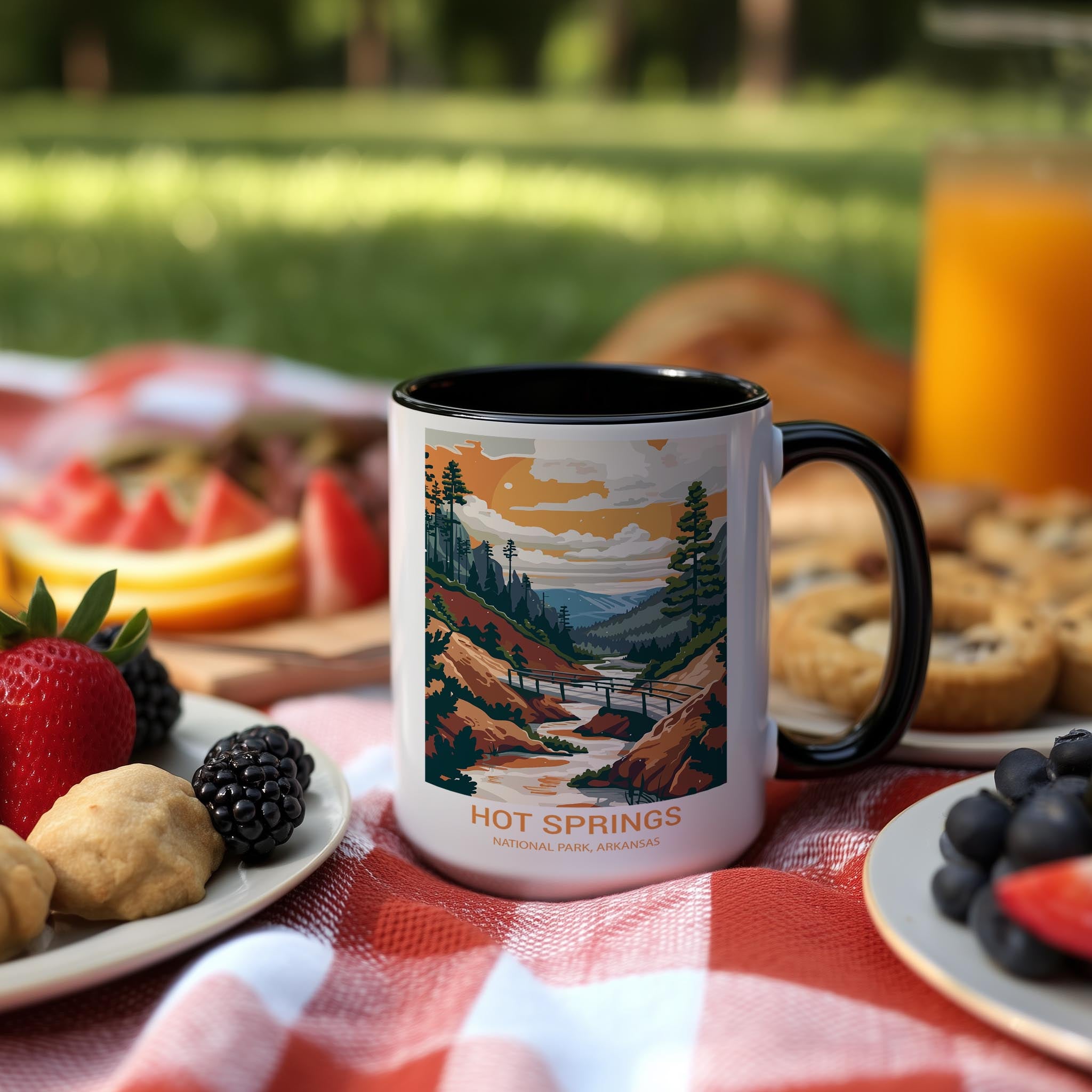 Hot Springs - Arkansas - US National Park Tourism Mug