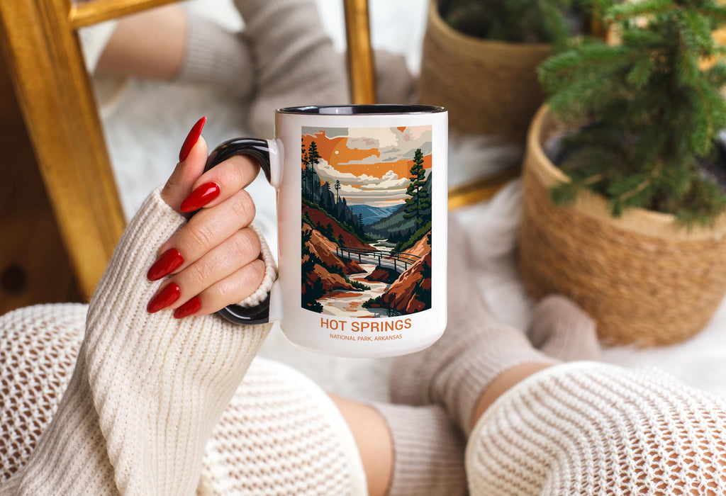 Hot Springs - Arkansas - US National Park Tourism Mug