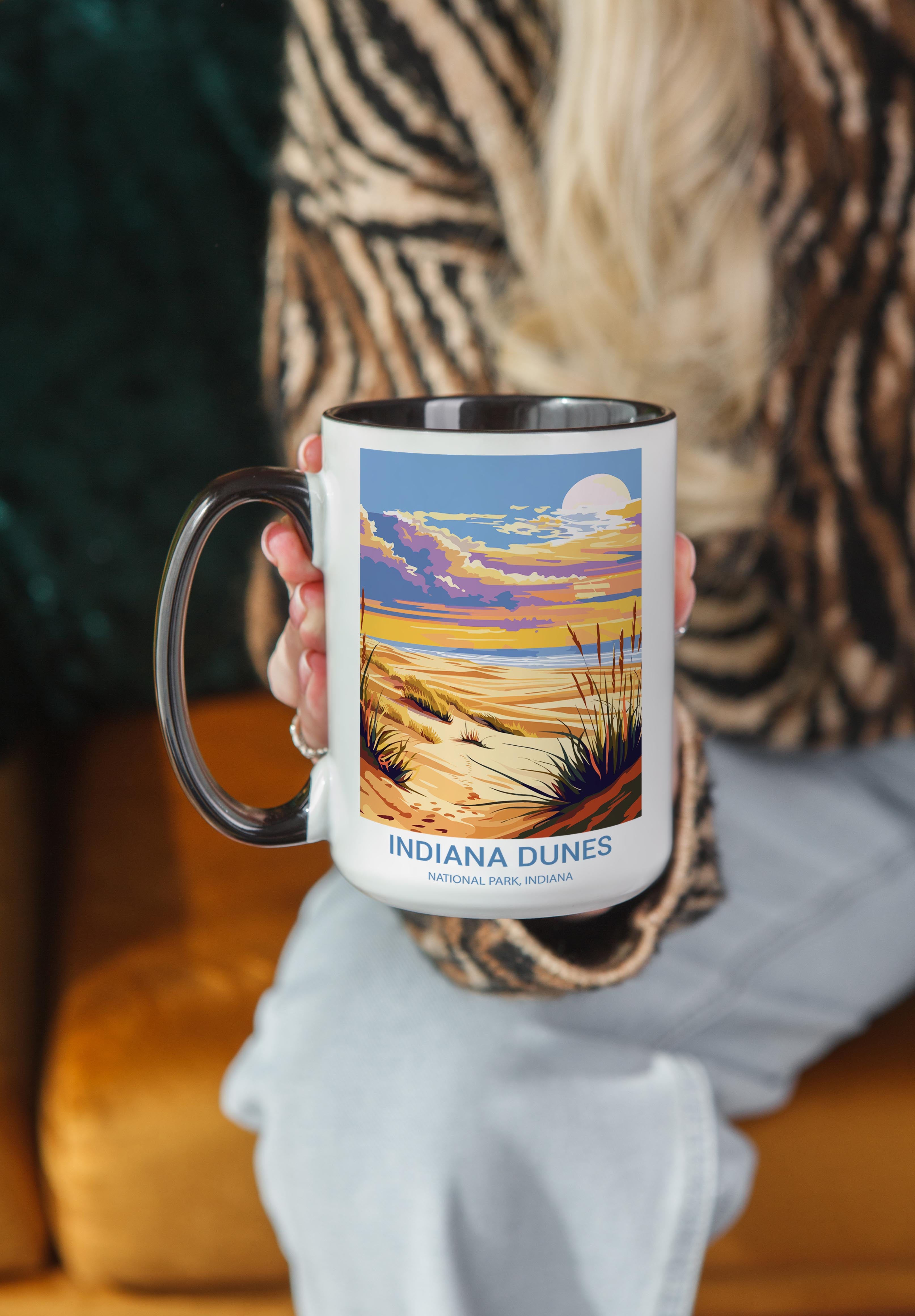 Indiana Dunes - Indiana - US National Park Tourism Mug