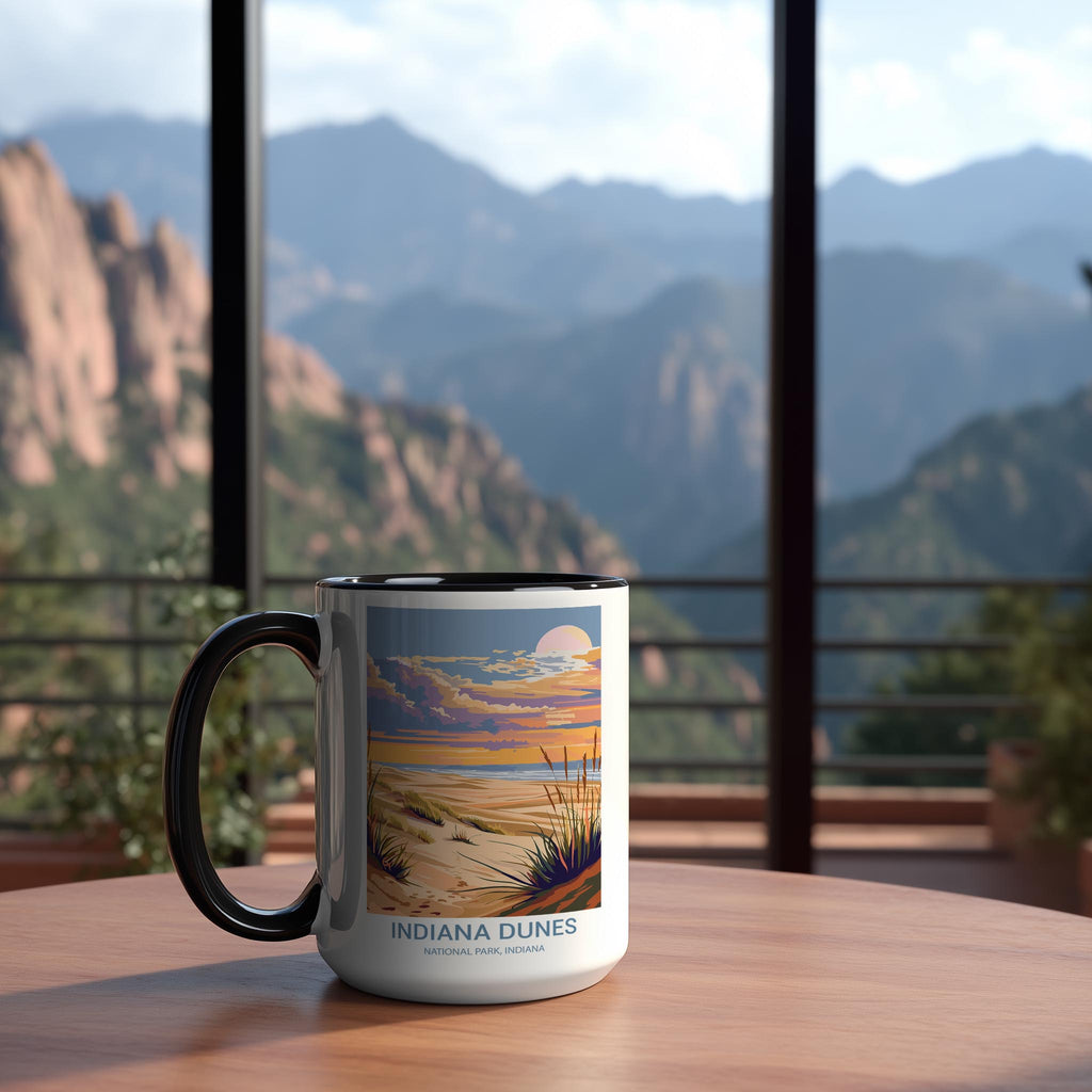 Indiana Dunes - Indiana - US National Park Tourism Mug