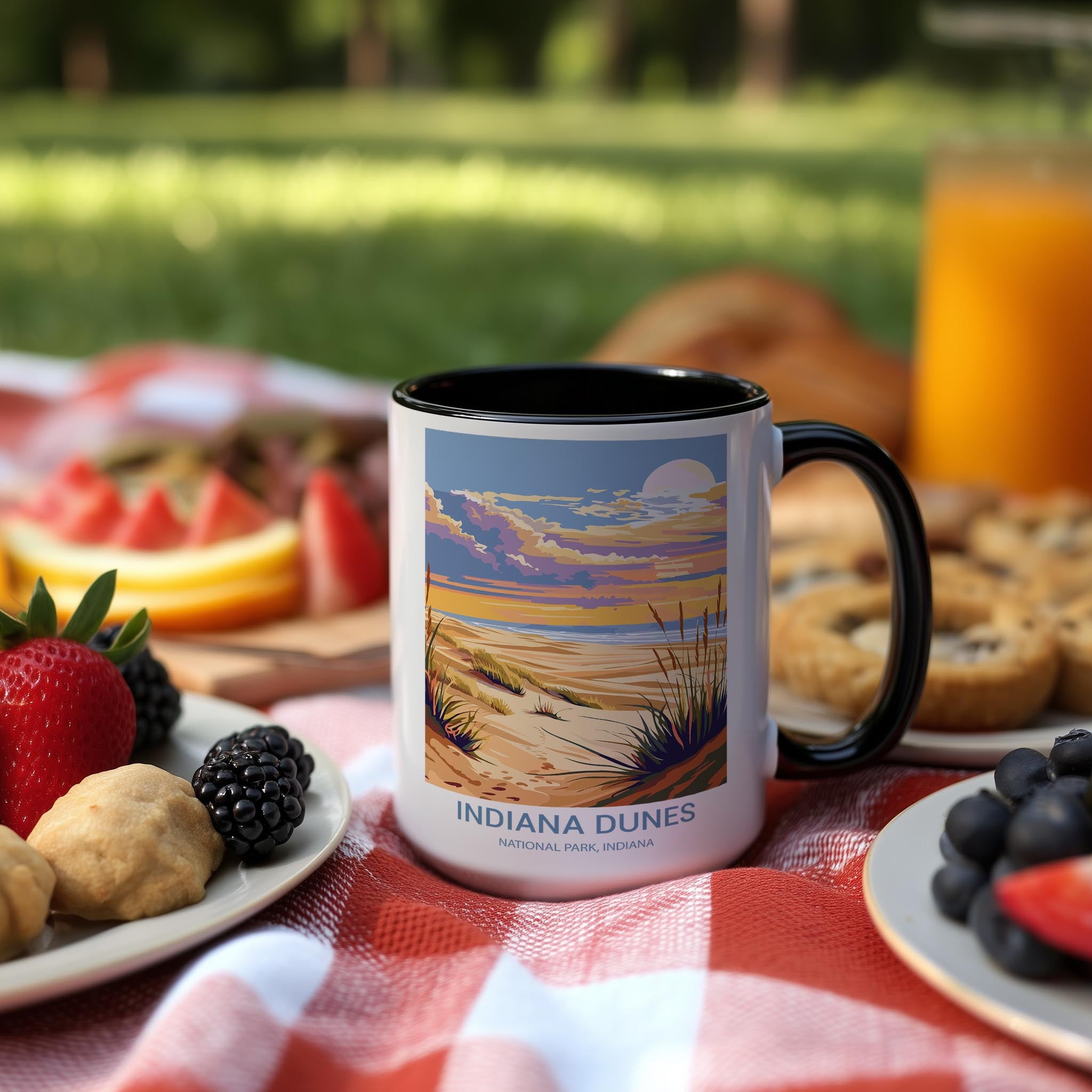 Indiana Dunes - Indiana - US National Park Tourism Mug