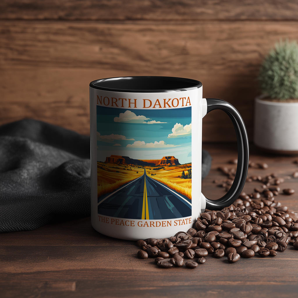 North-Dakota - US State Pride Mug