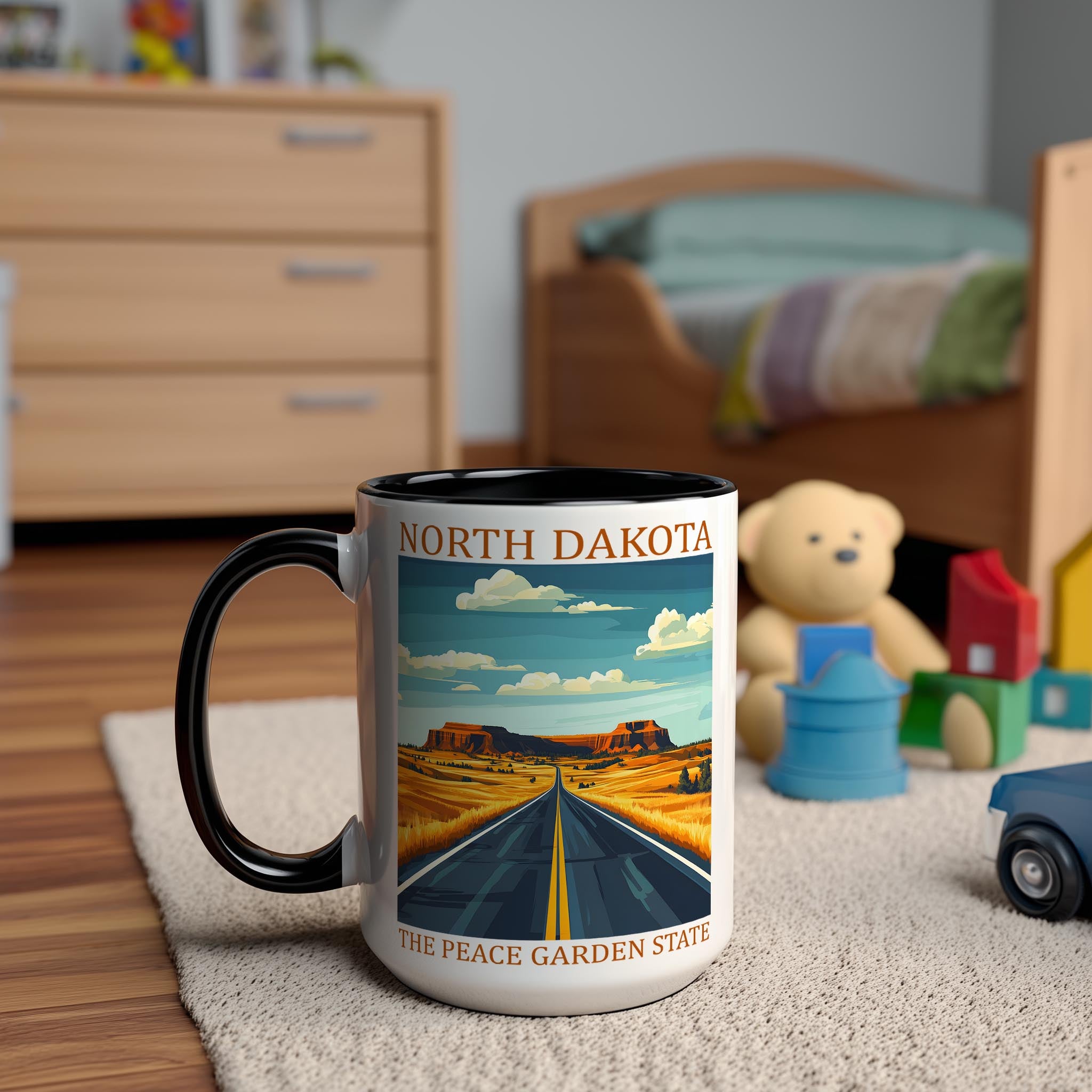 North-Dakota - US State Pride Mug