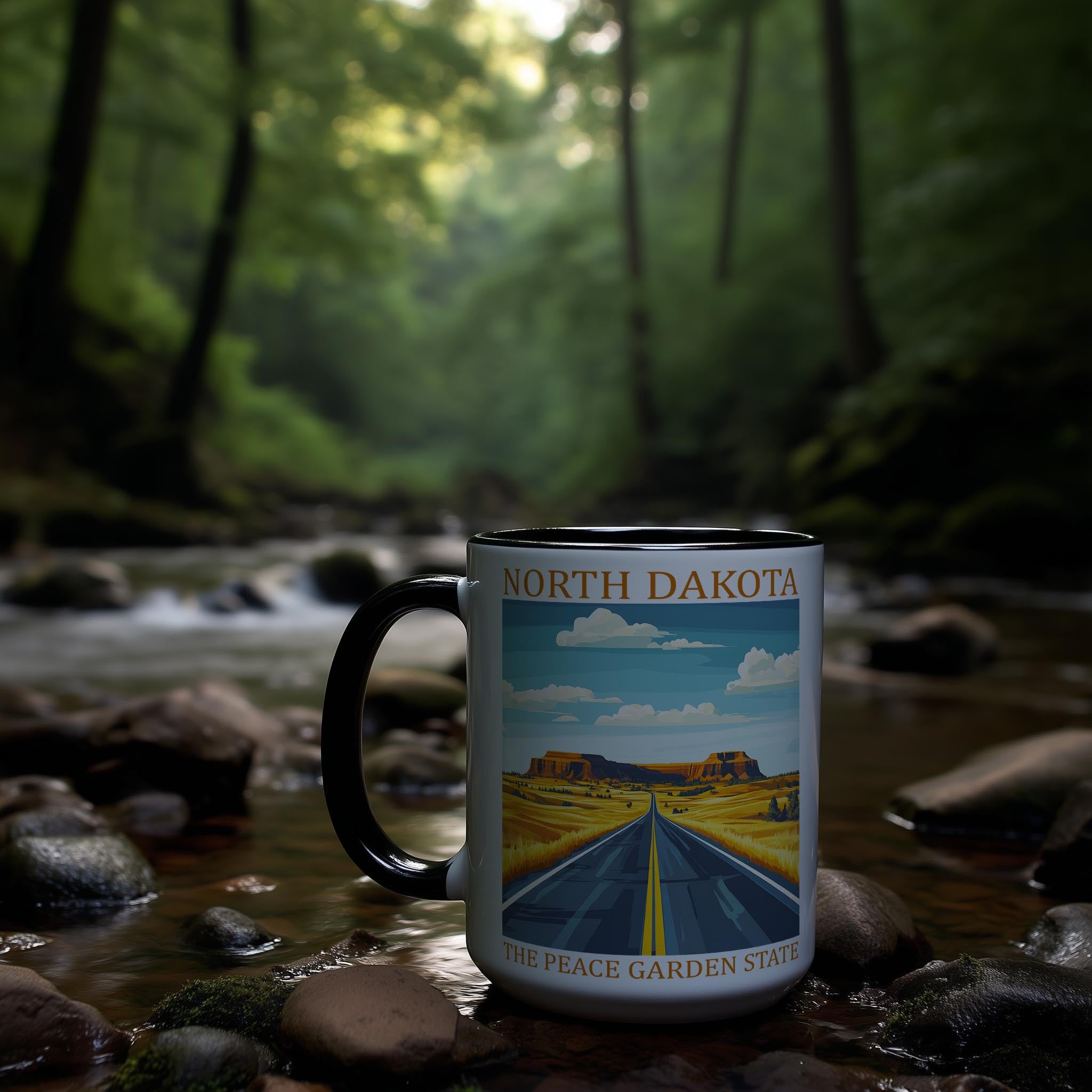 North-Dakota - US State Pride Mug