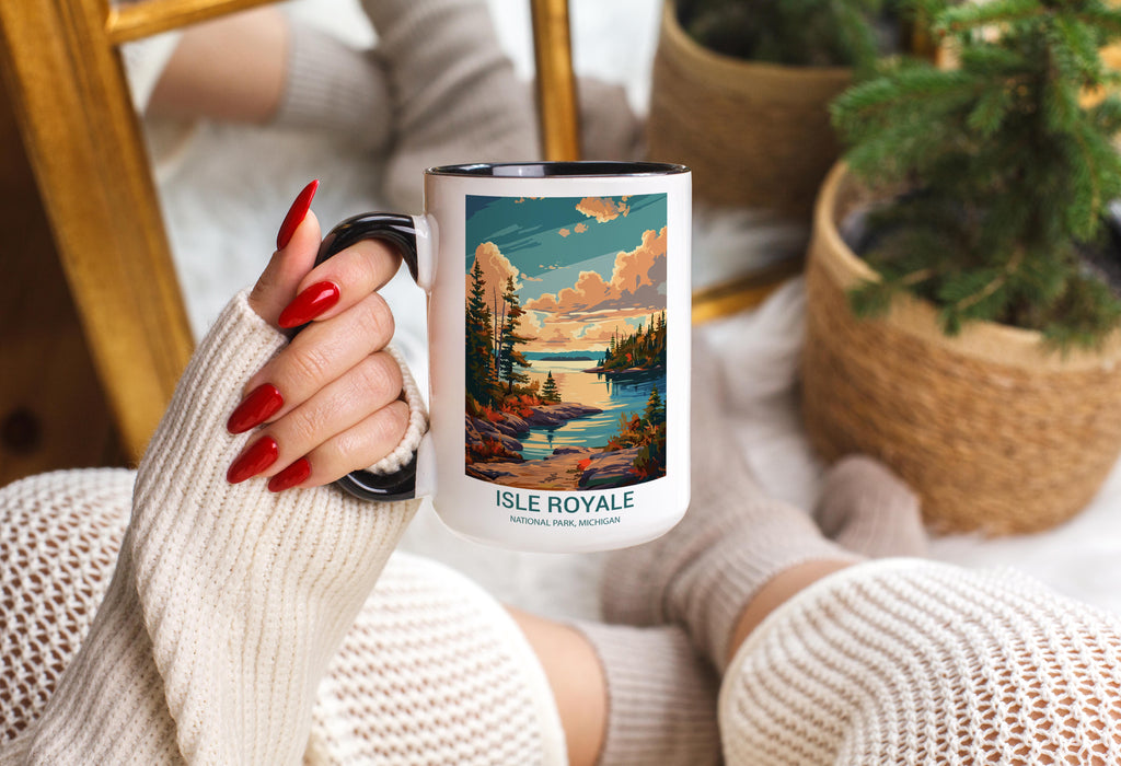 Isle Royale - Michigan - US National Park Tourism Mug