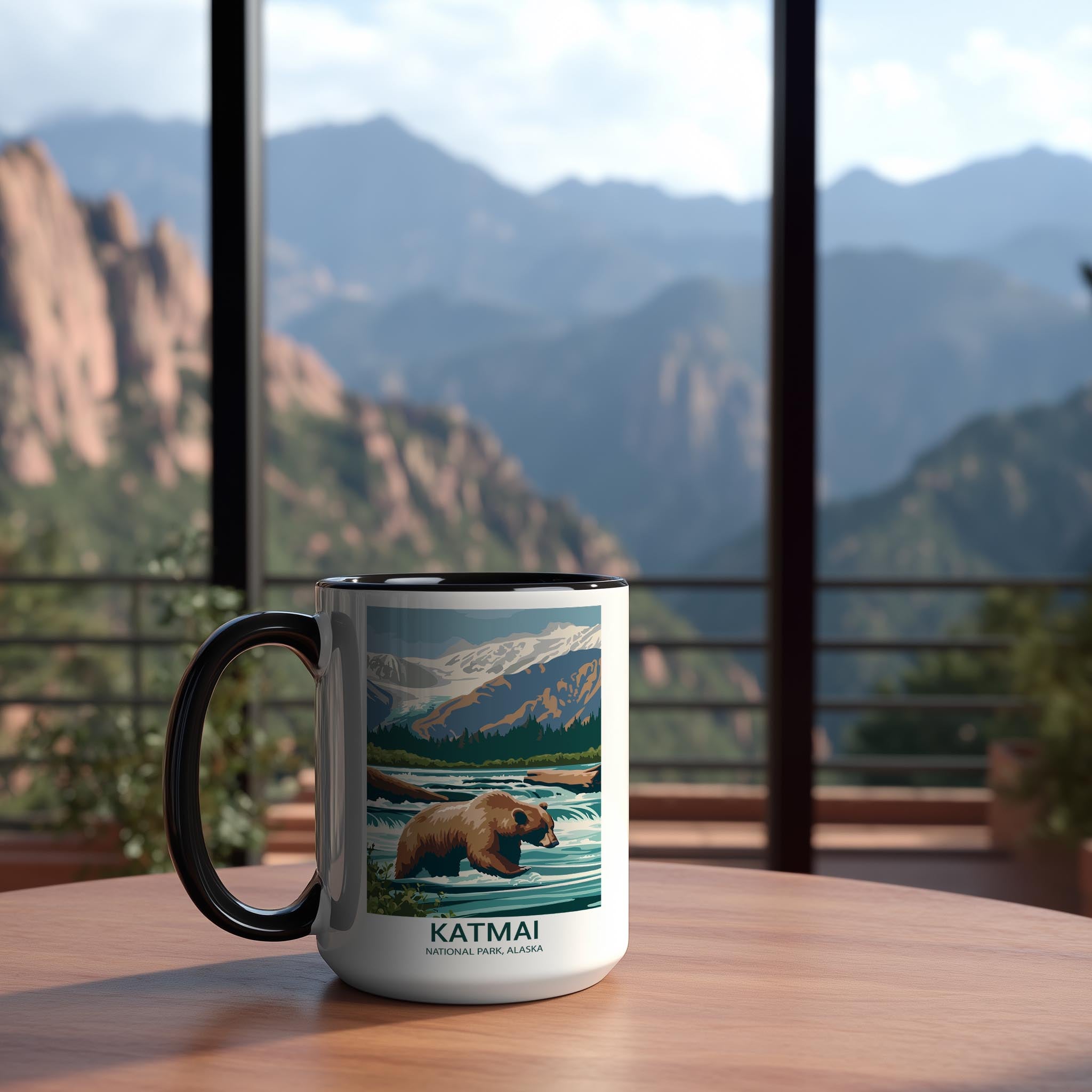 Katmai - Alaska - US National Park Tourism Mug