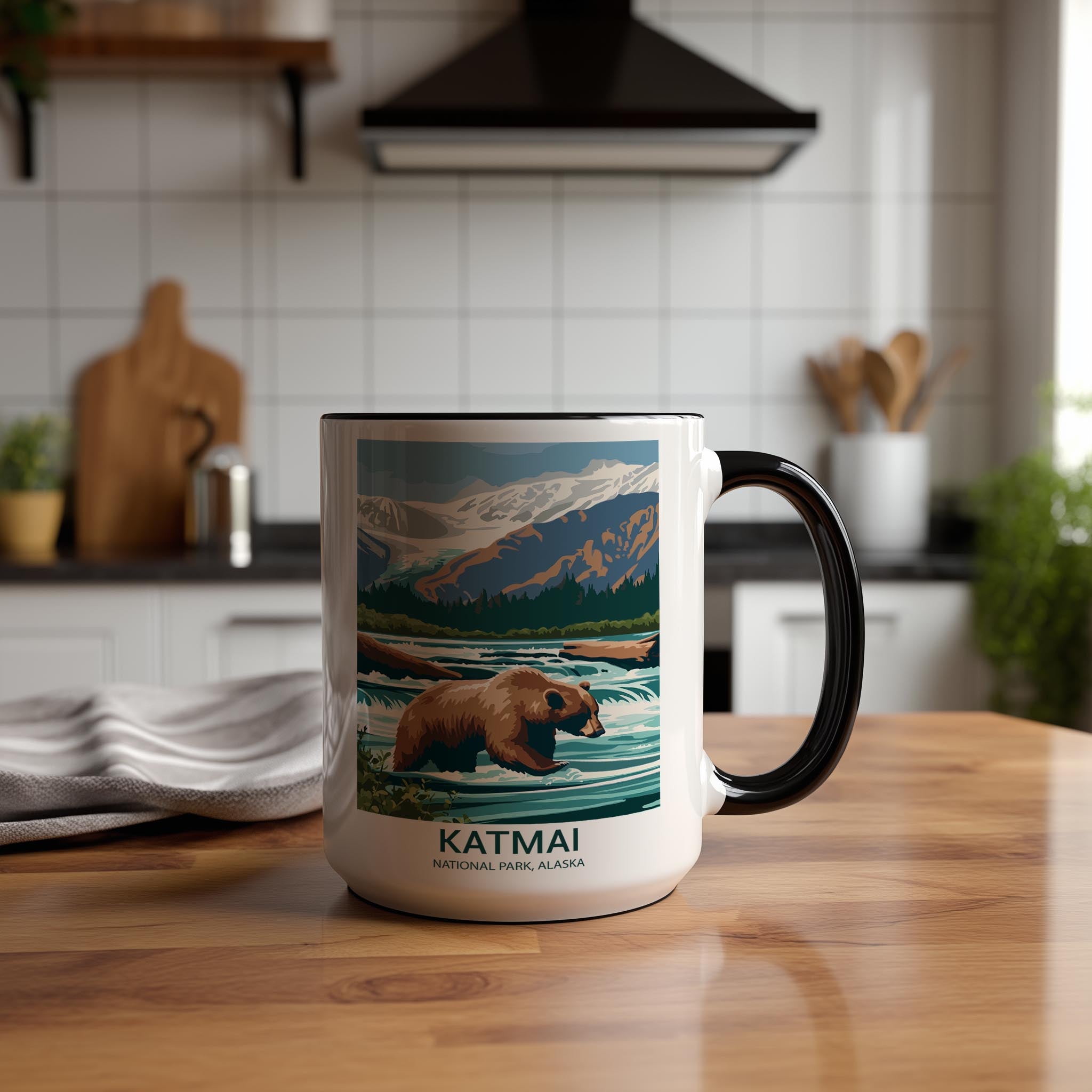 Katmai - Alaska - US National Park Tourism Mug