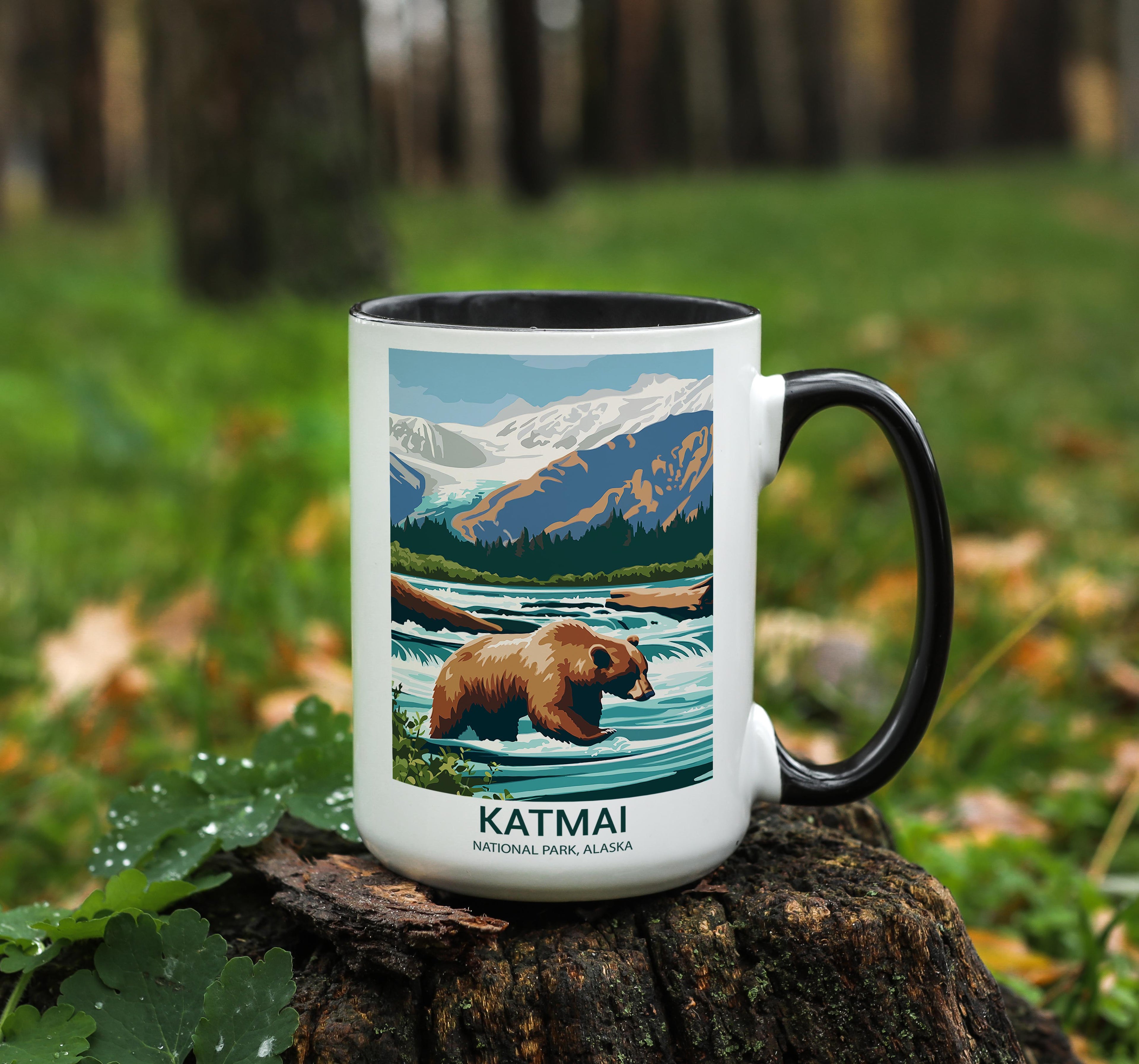 Katmai - Alaska - US National Park Tourism Mug