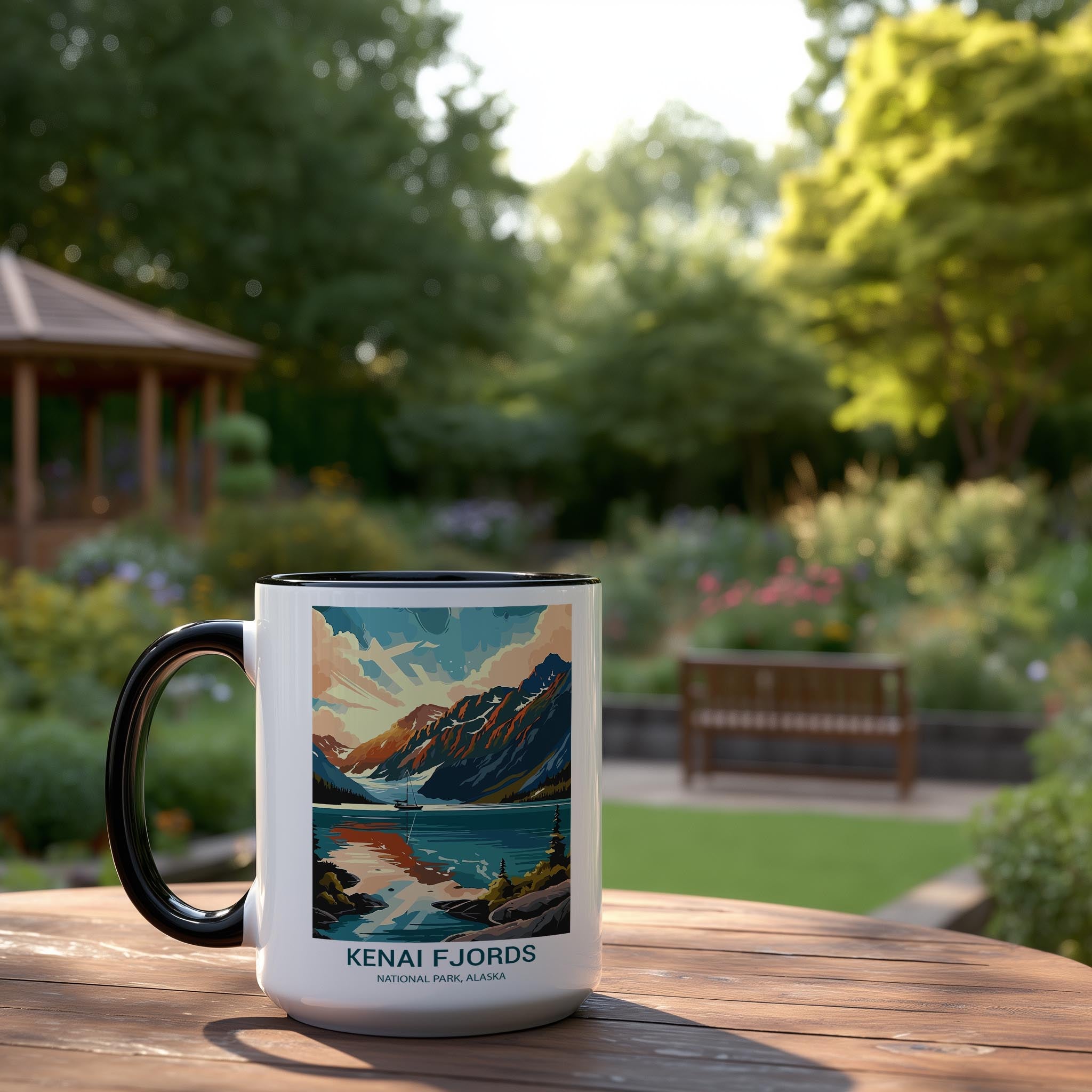Kenai Fjords - Alaska - US National Park Tourism Mug