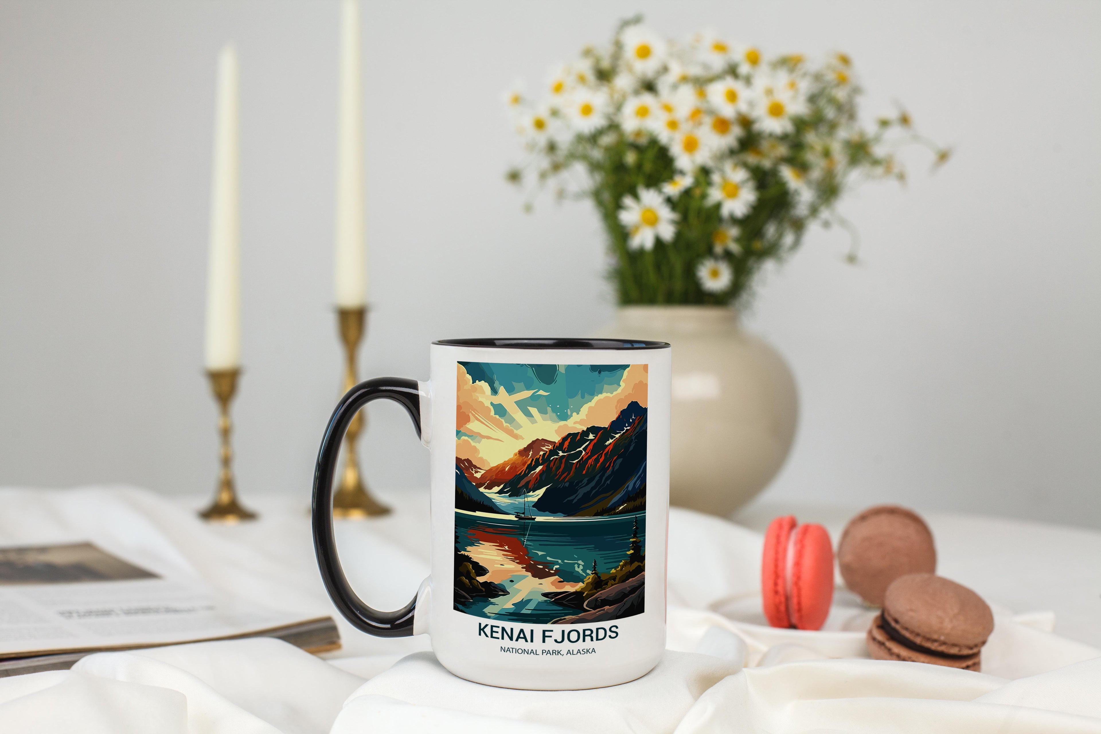 Kenai Fjords - Alaska - US National Park Tourism Mug