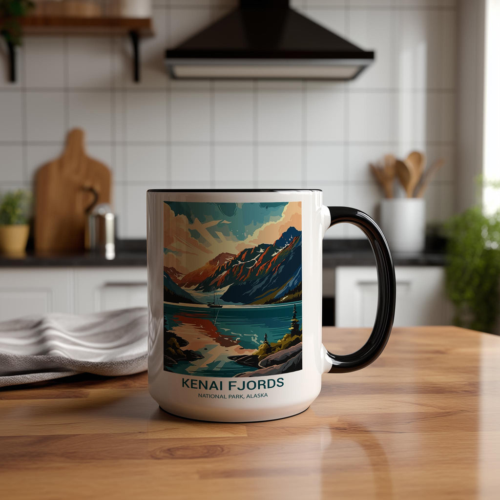 Kenai Fjords - Alaska - US National Park Tourism Mug