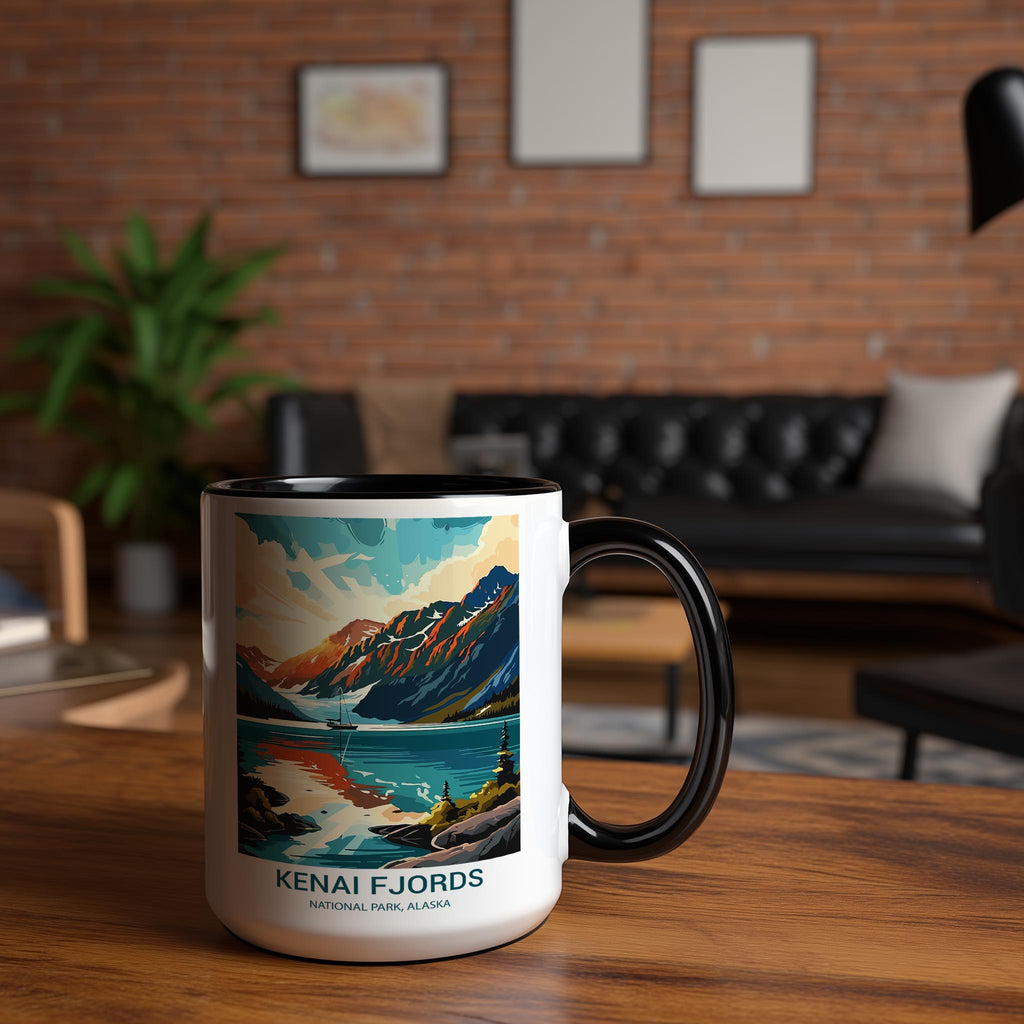 Kenai Fjords - Alaska - US National Park Tourism Mug