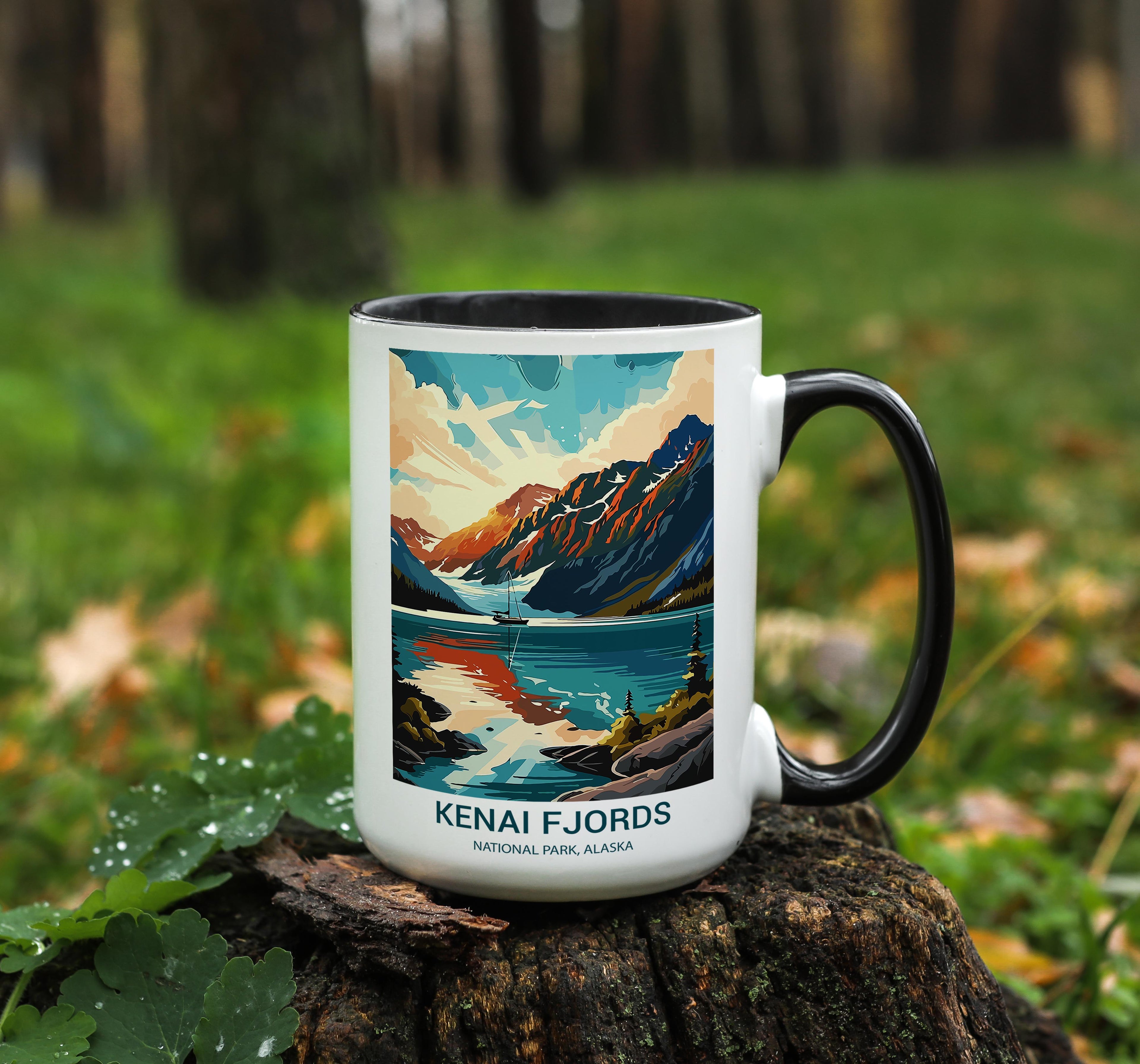 Kenai Fjords - Alaska - US National Park Tourism Mug