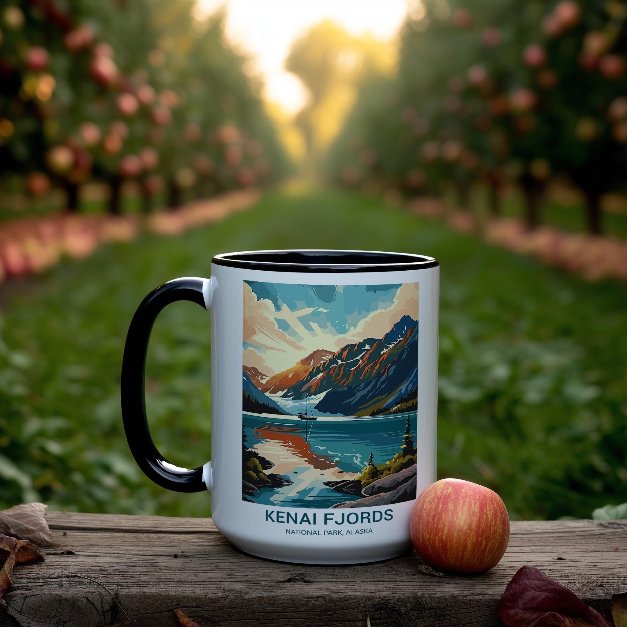 Kenai Fjords - Alaska - US National Park Tourism Mug