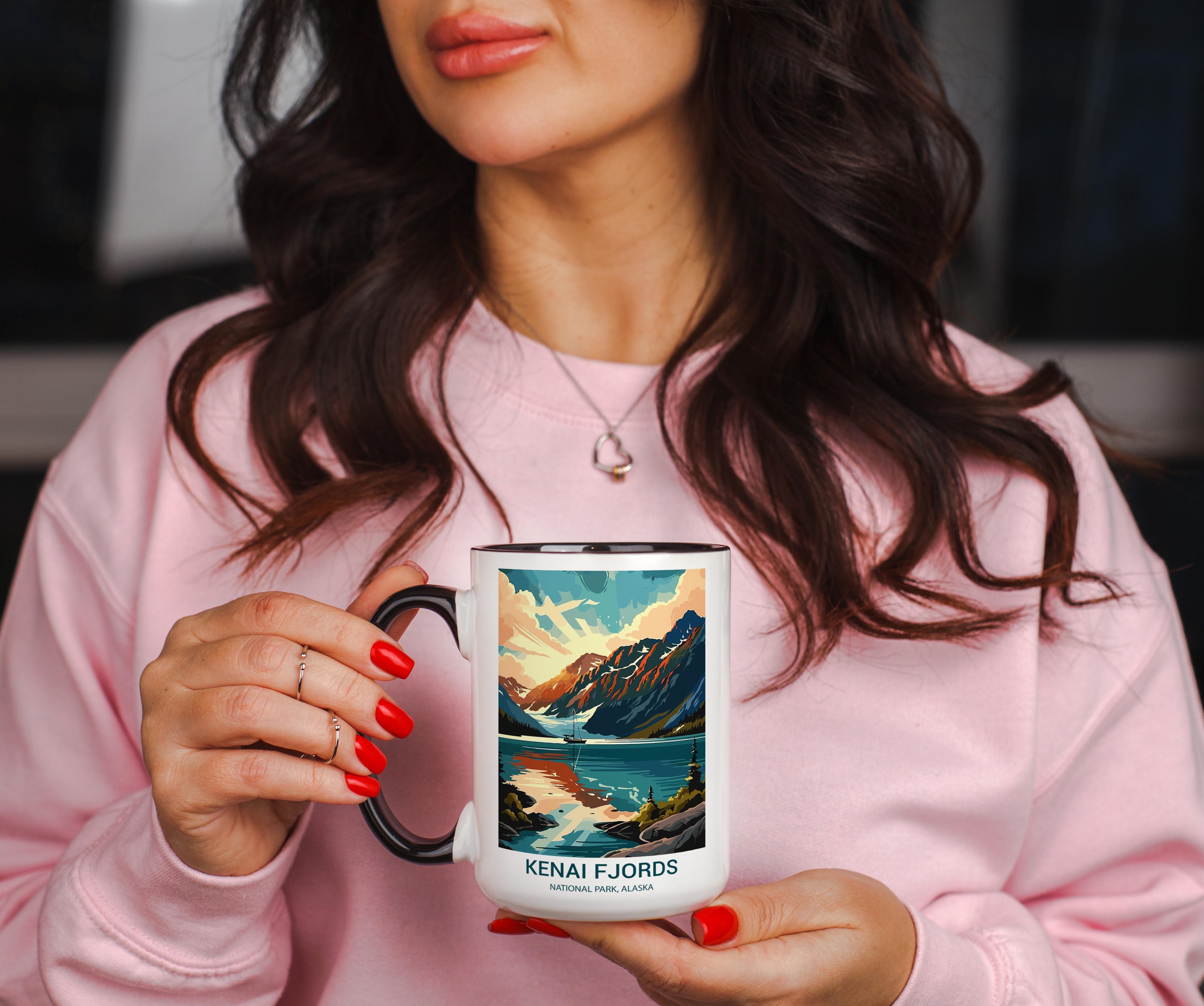 Kenai Fjords - Alaska - US National Park Tourism Mug