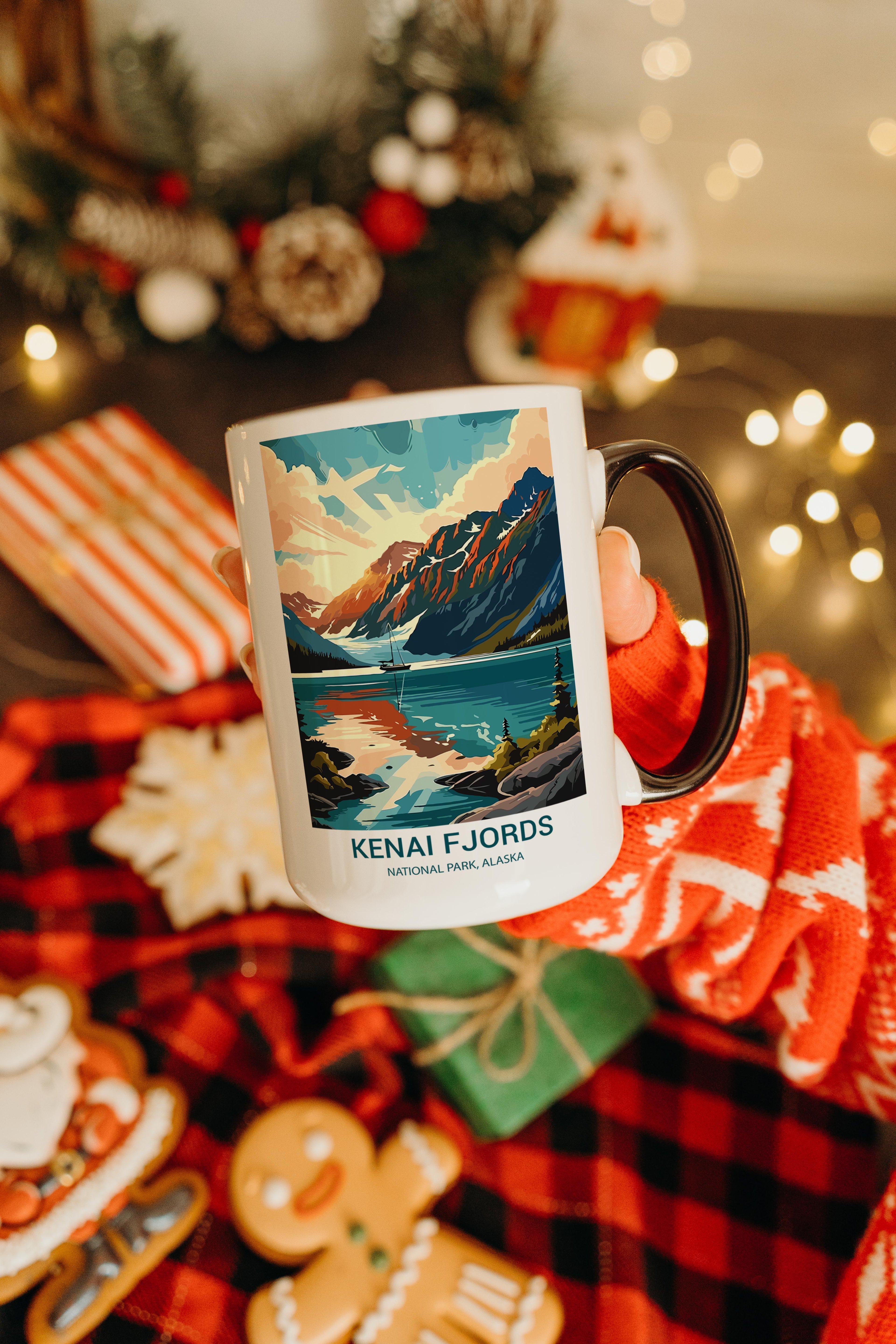 Kenai Fjords - Alaska - US National Park Tourism Mug