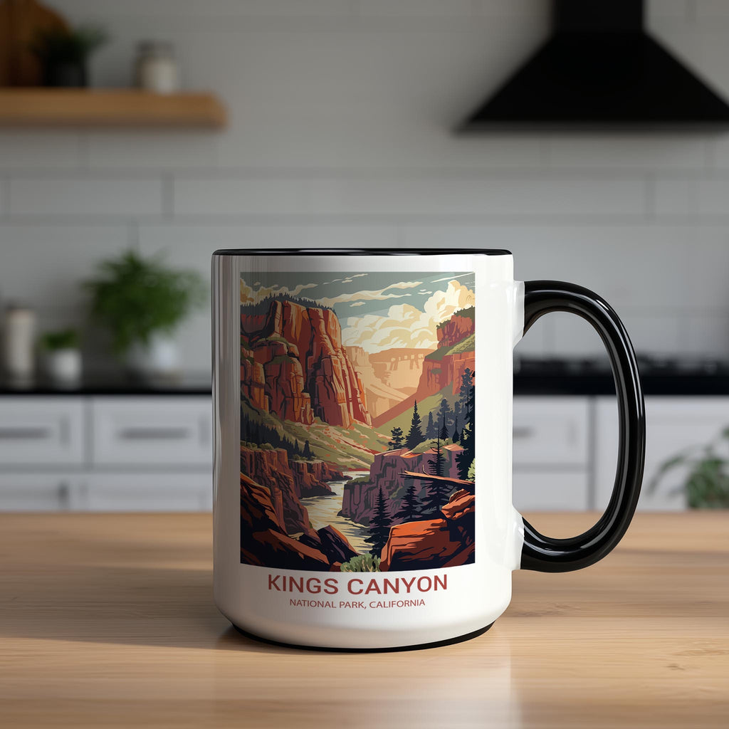 Kings Canyon - California - US National Park Tourism Mug