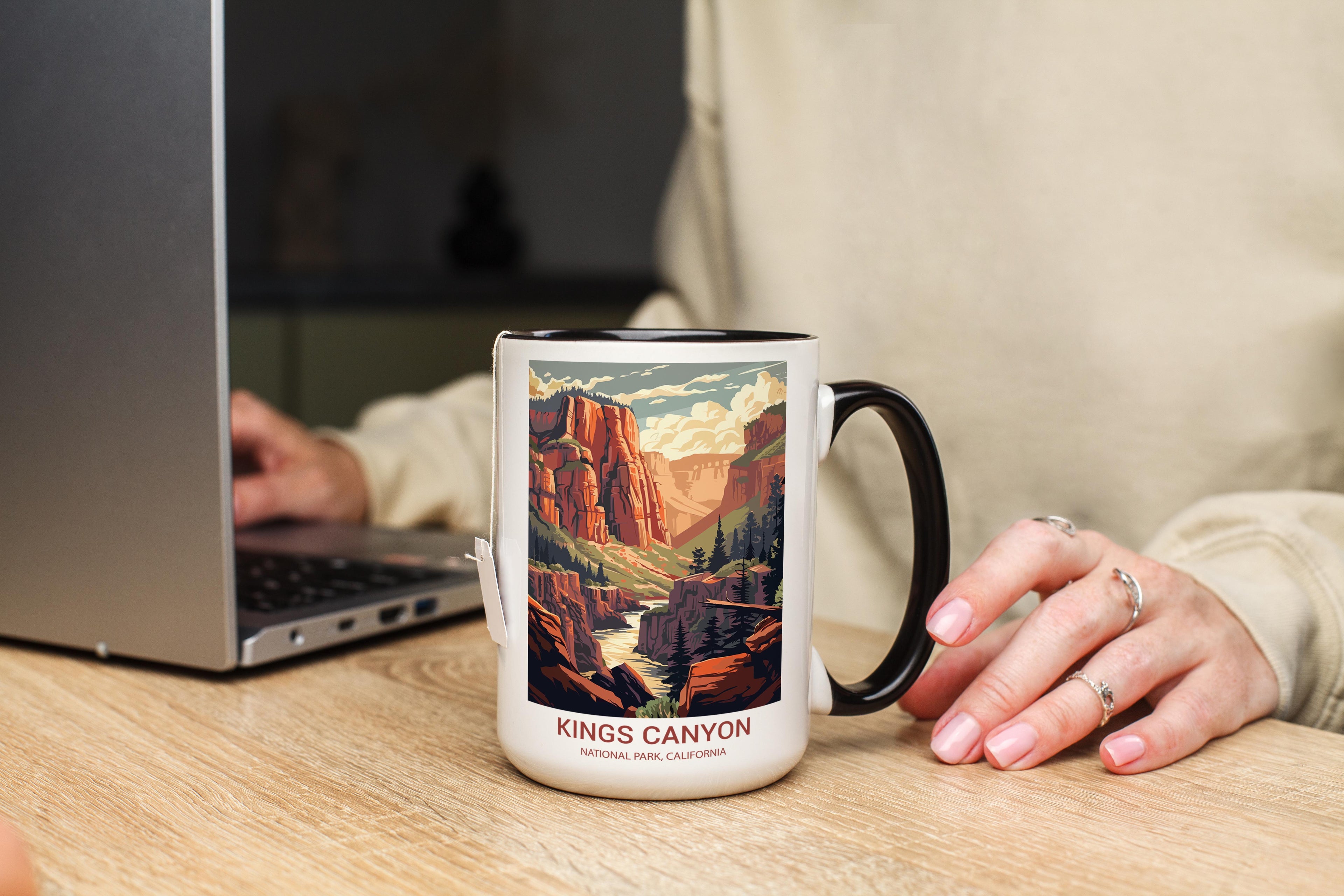 Kings Canyon - California - US National Park Tourism Mug
