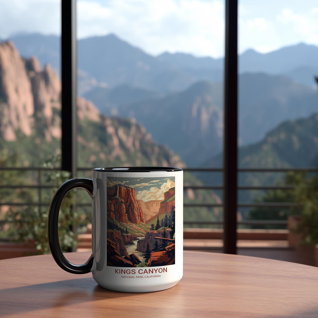 Kings Canyon - California - US National Park Tourism Mug