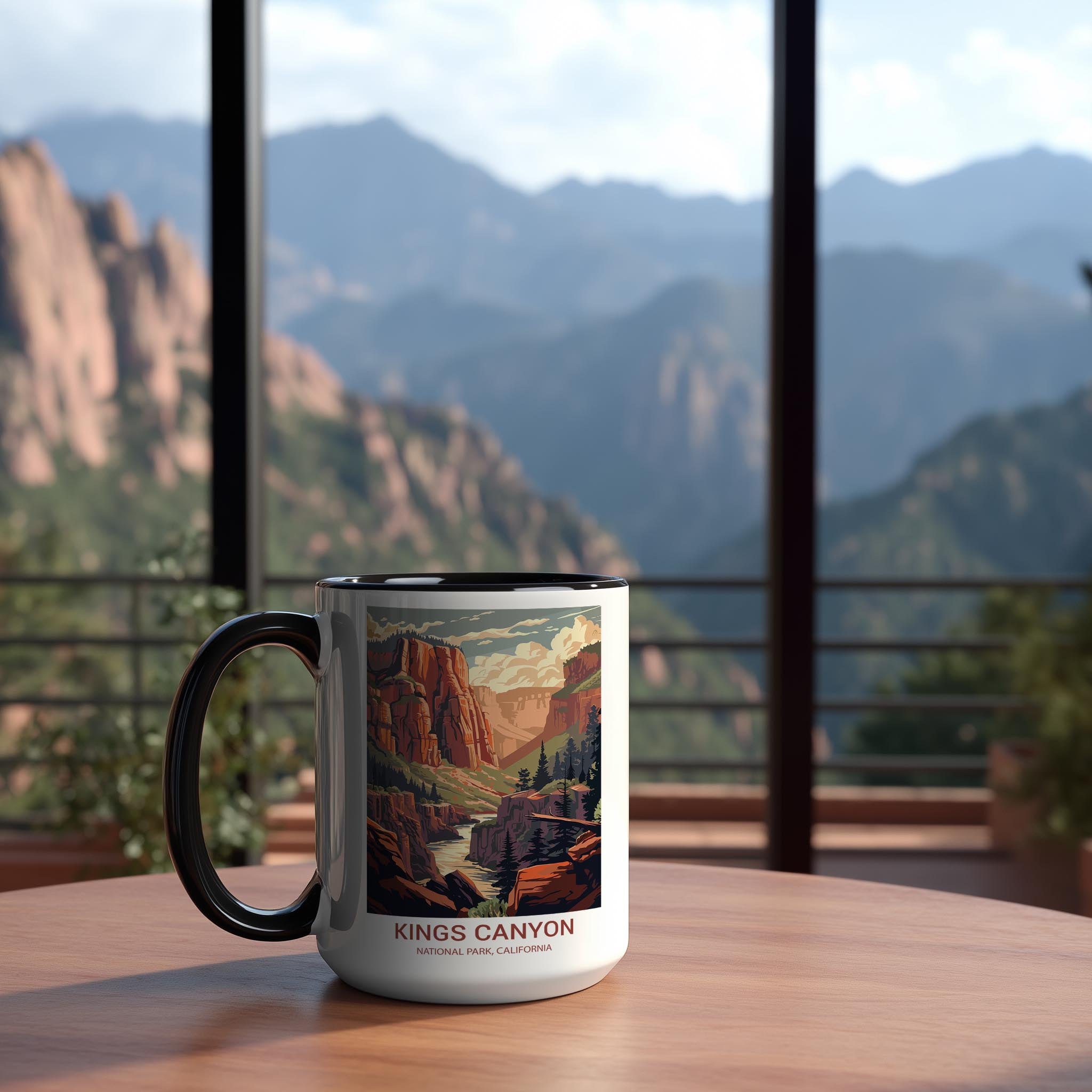 Kings Canyon - California - US National Park Tourism Mug