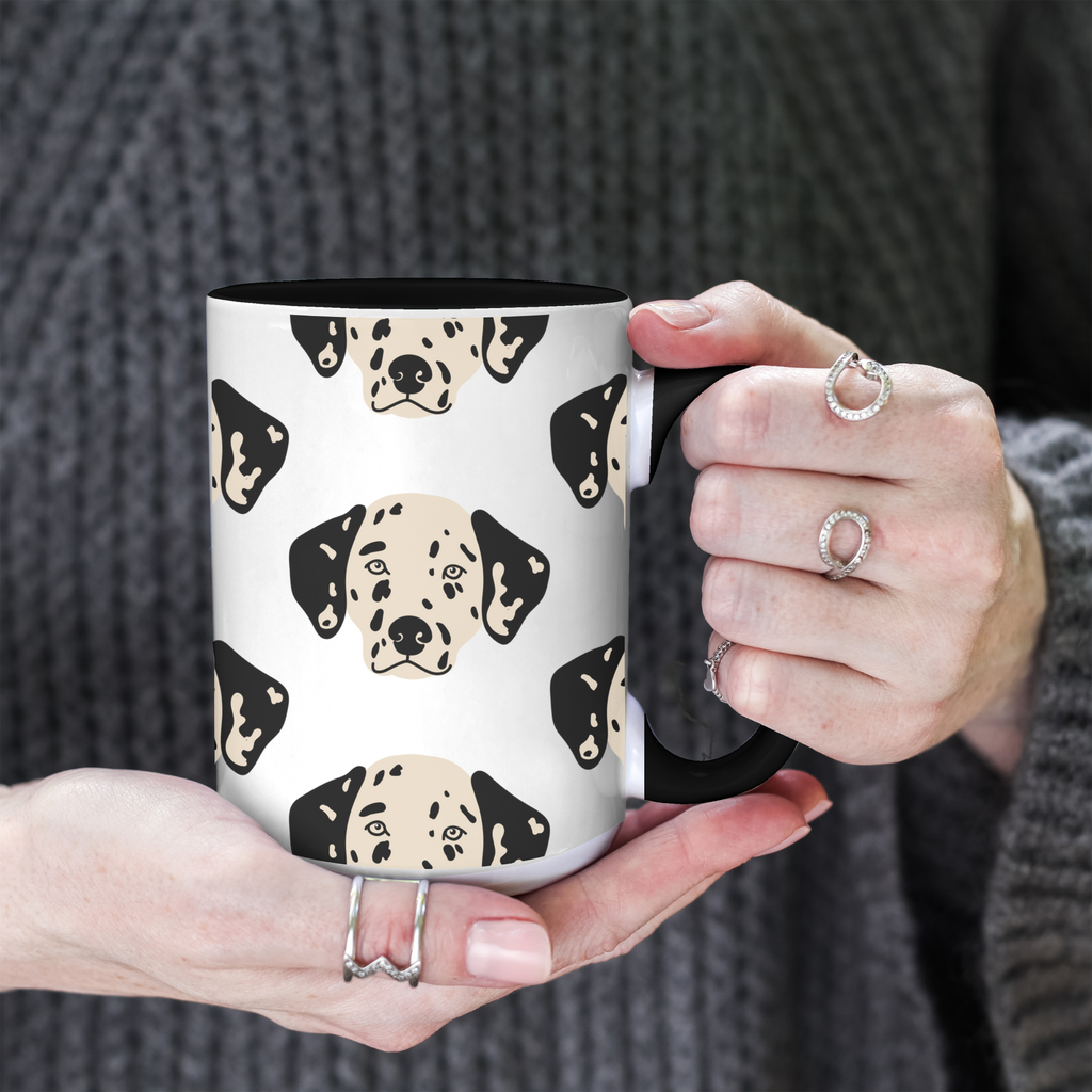 Dalmation Dog Doodle Design 15oz Mug