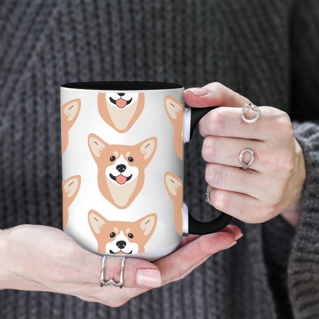 Corgi Dog Doodle Design 15oz Mug