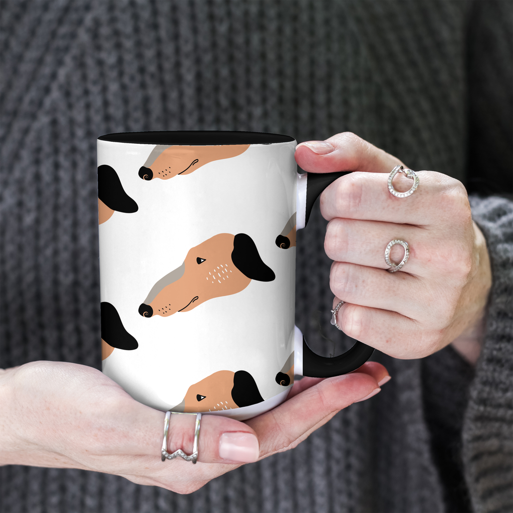 Whippet Dog Doodle Design 15oz Mug