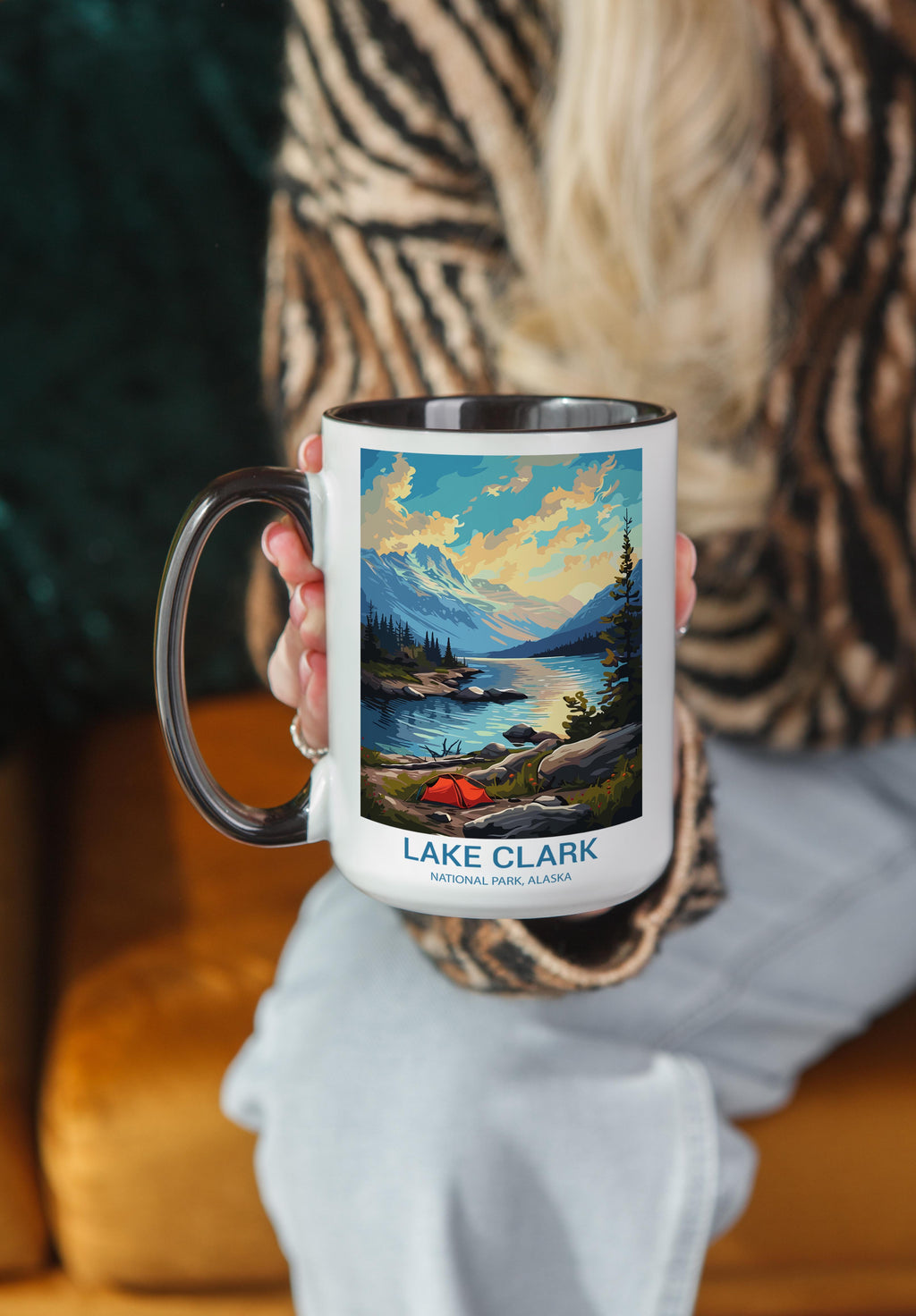 Lake Clark - Alaska - US National Park Tourism Mug
