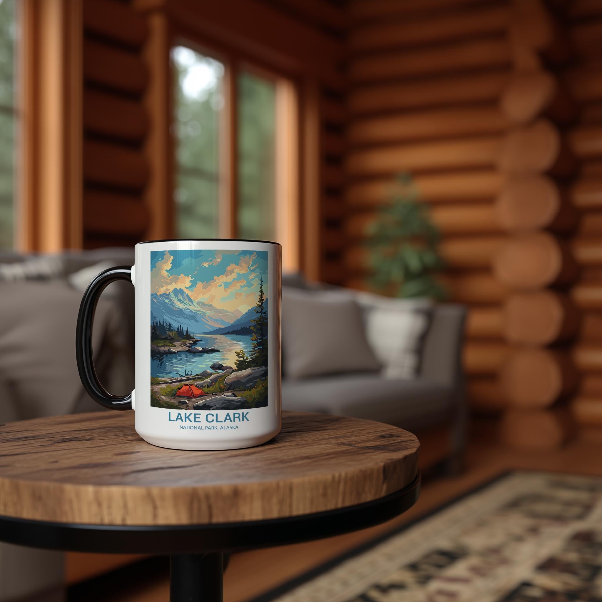 Lake Clark - Alaska - US National Park Tourism Mug