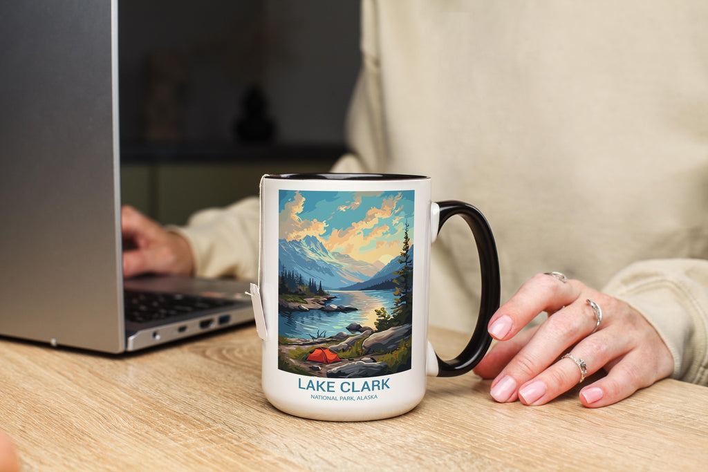 Lake Clark - Alaska - US National Park Tourism Mug