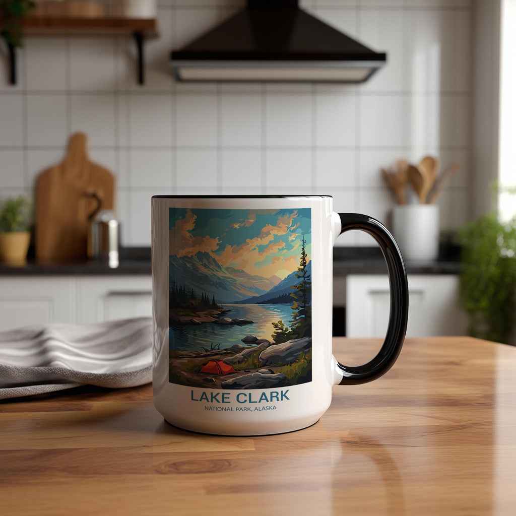 Lake Clark - Alaska - US National Park Tourism Mug