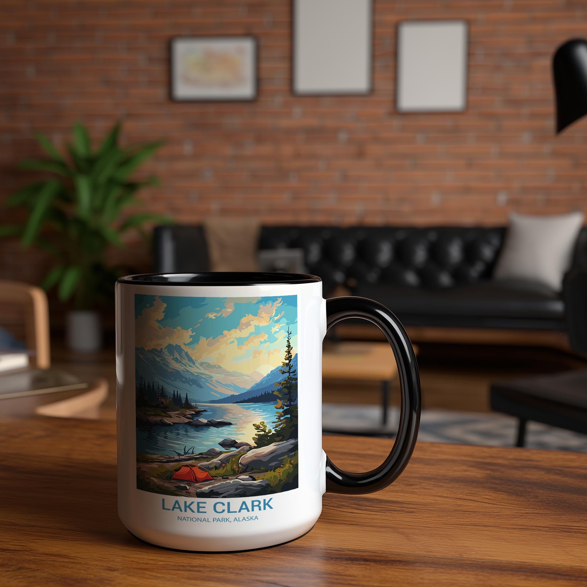 Lake Clark - Alaska - US National Park Tourism Mug