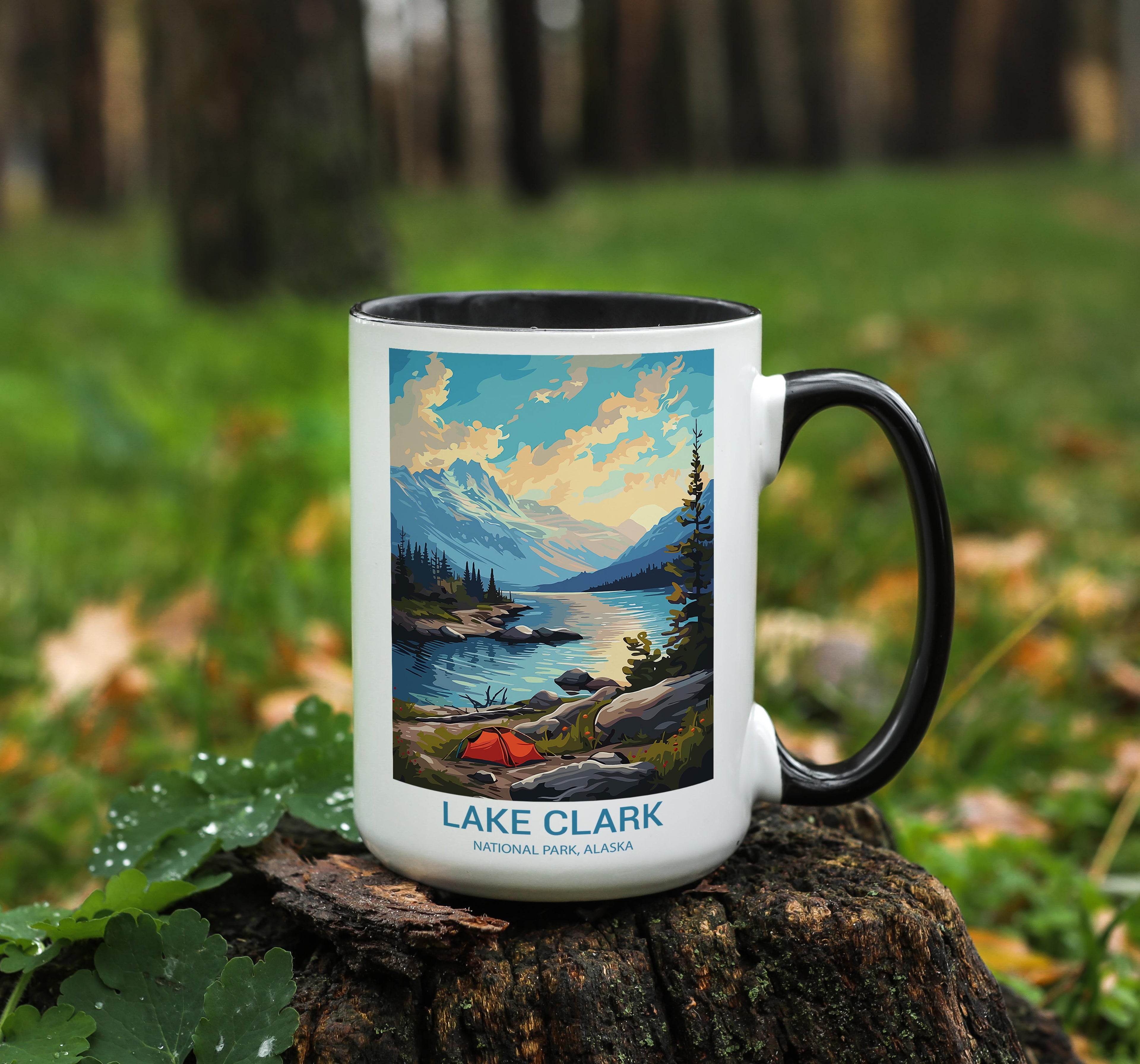Lake Clark - Alaska - US National Park Tourism Mug