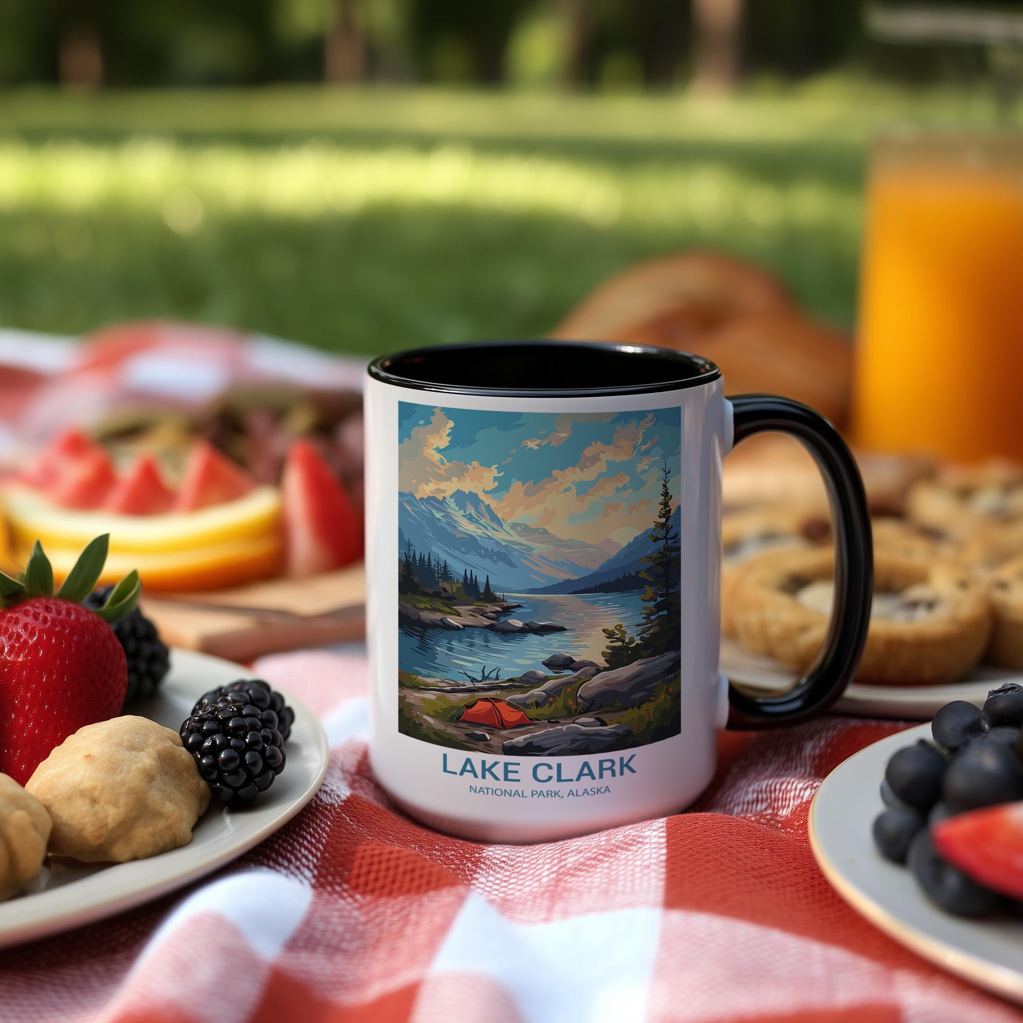 Lake Clark - Alaska - US National Park Tourism Mug