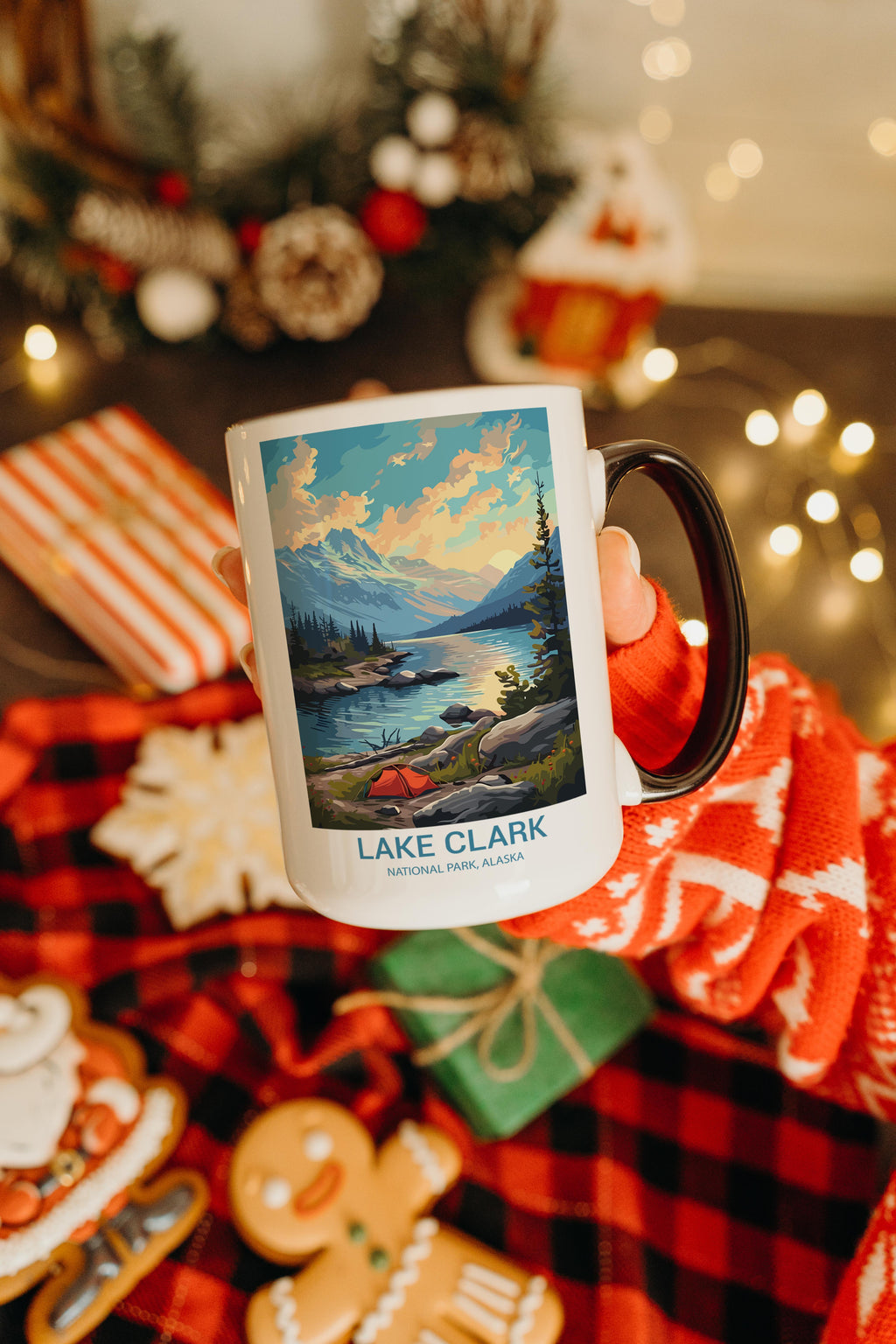 Lake Clark - Alaska - US National Park Tourism Mug