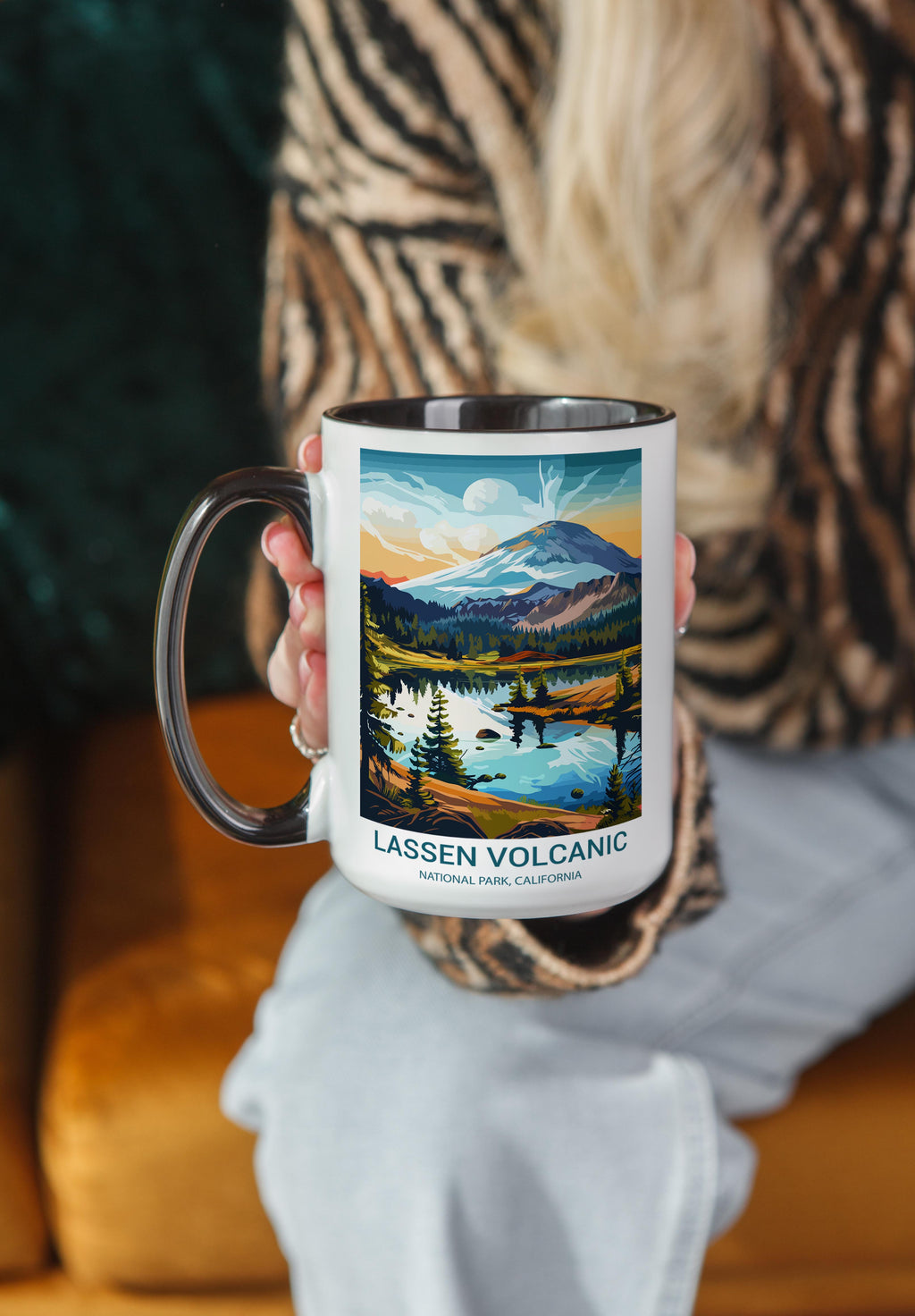 Lassen Volcanic - California - US National Park Tourism Mug
