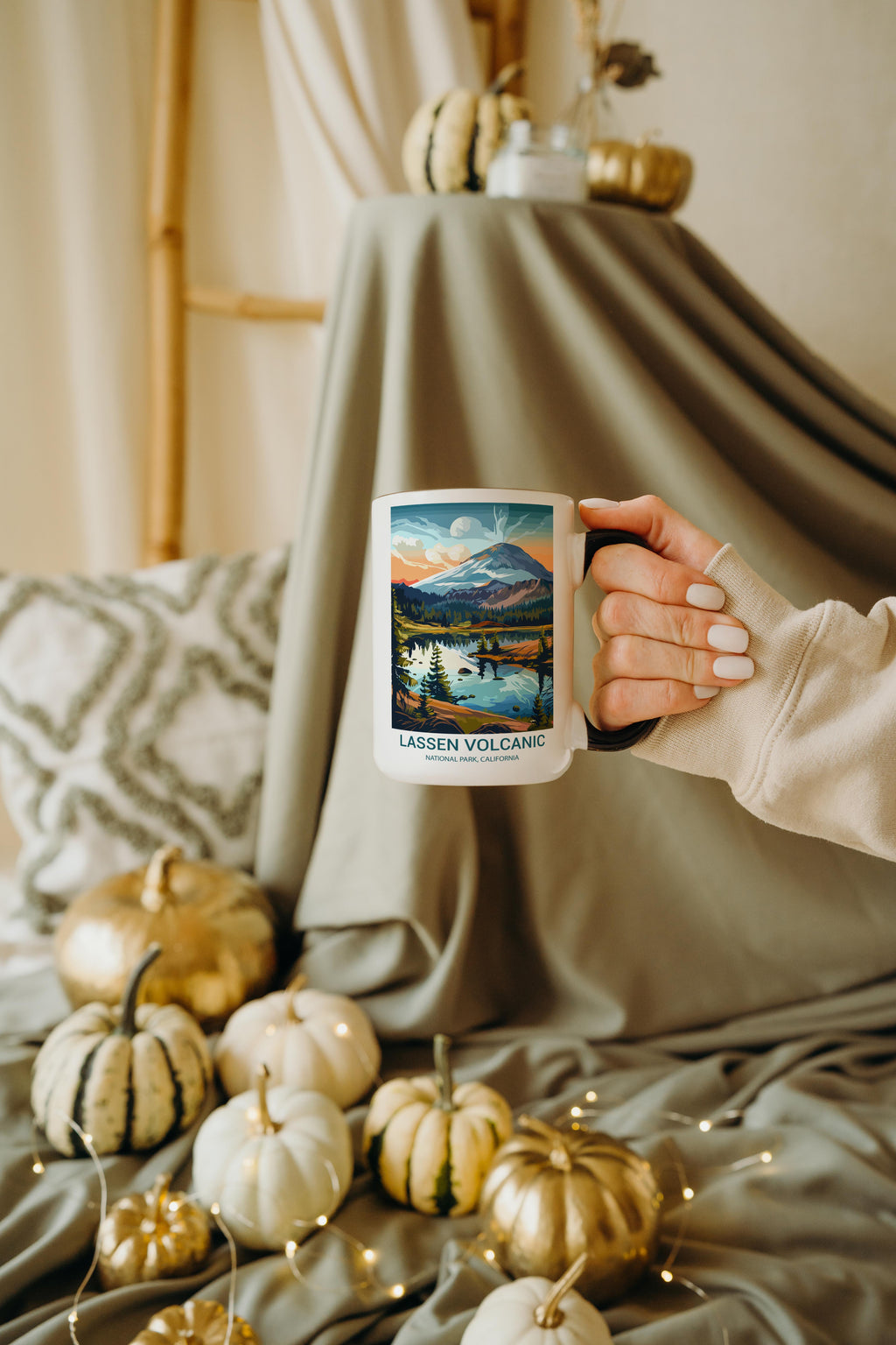 Lassen Volcanic - California - US National Park Tourism Mug