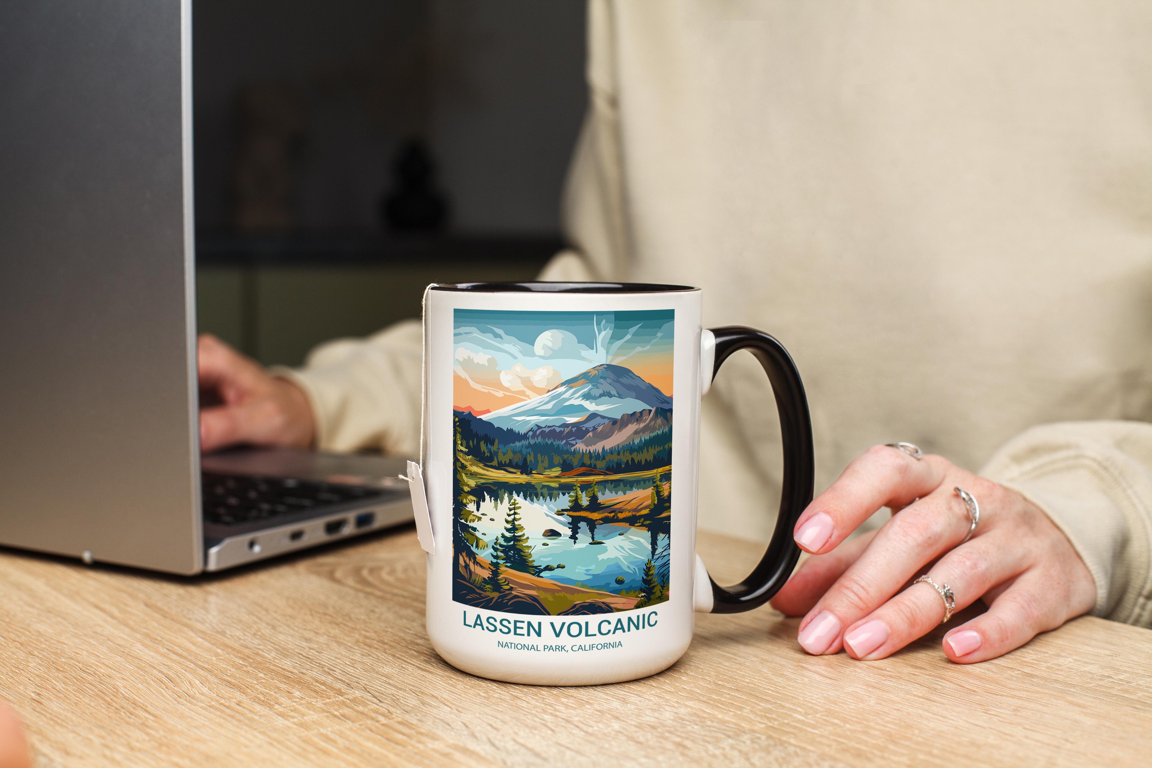 Lassen Volcanic - California - US National Park Tourism Mug