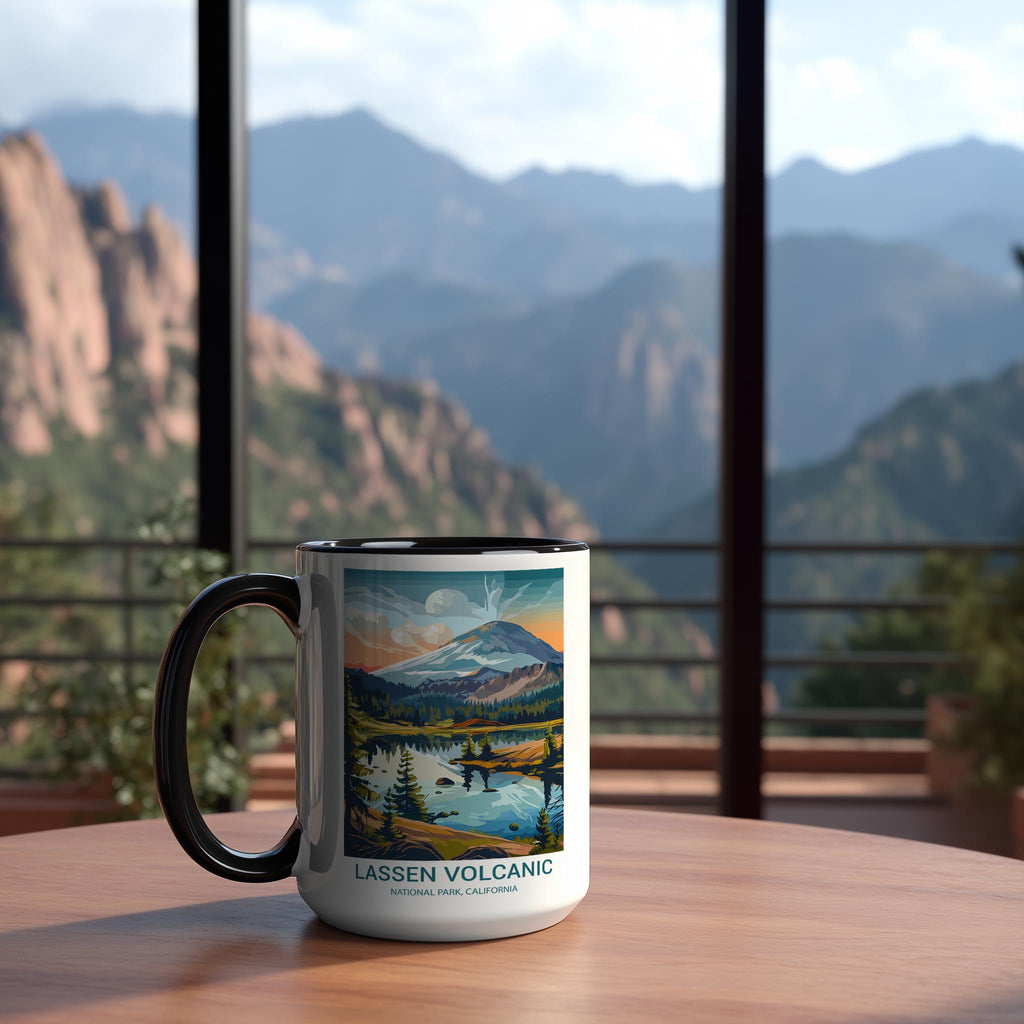 Lassen Volcanic - California - US National Park Tourism Mug