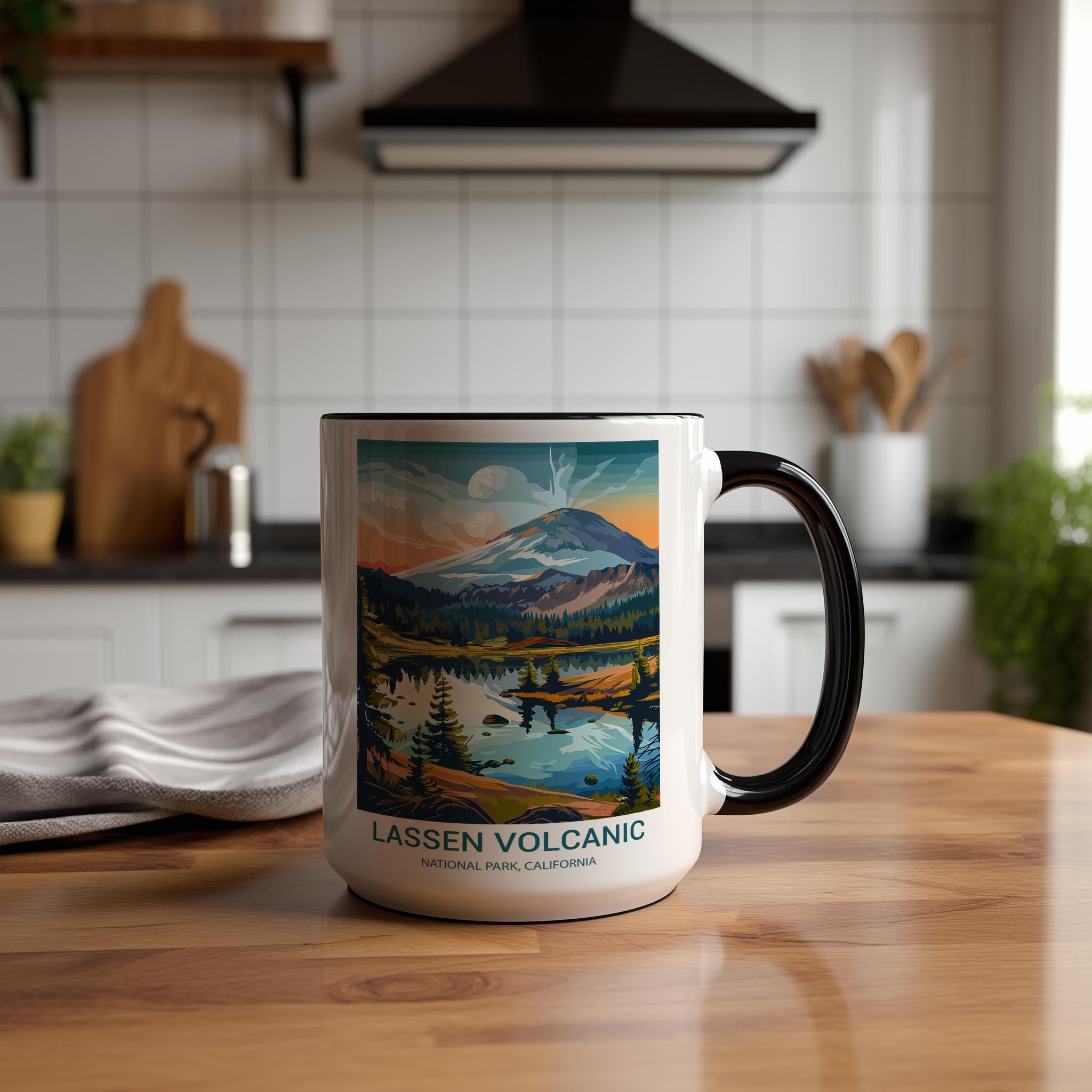 Lassen Volcanic - California - US National Park Tourism Mug