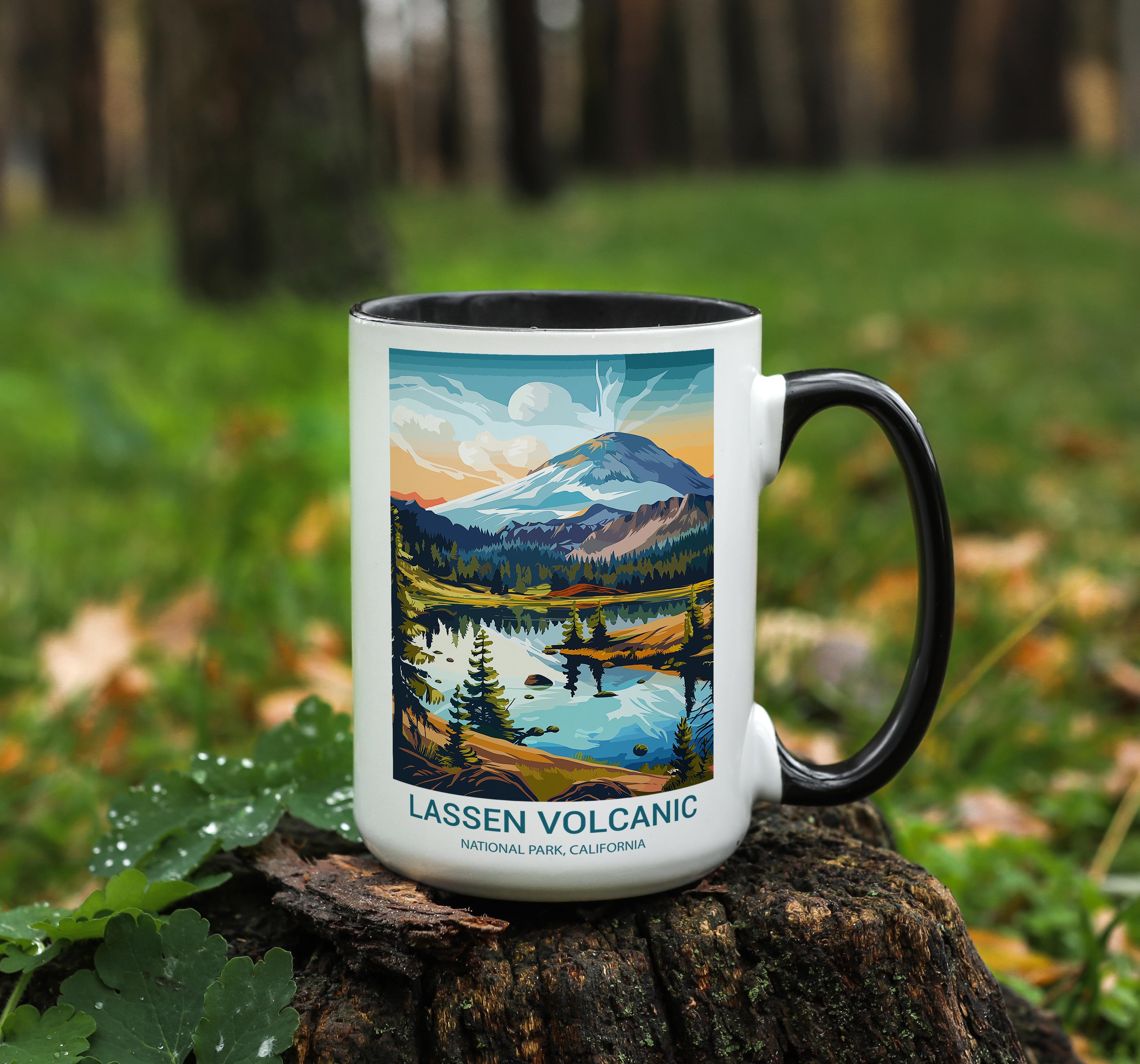 Lassen Volcanic - California - US National Park Tourism Mug