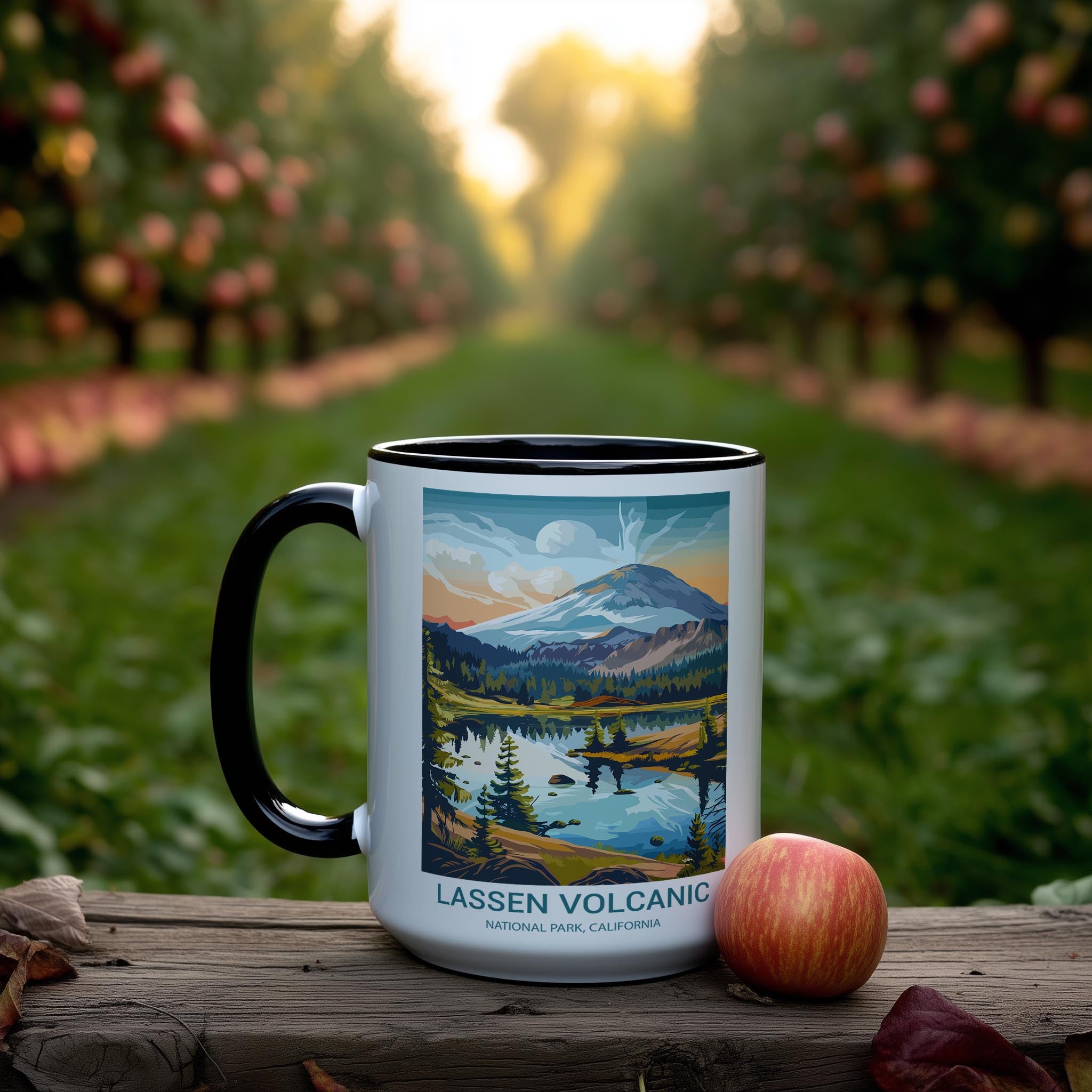 Lassen Volcanic - California - US National Park Tourism Mug