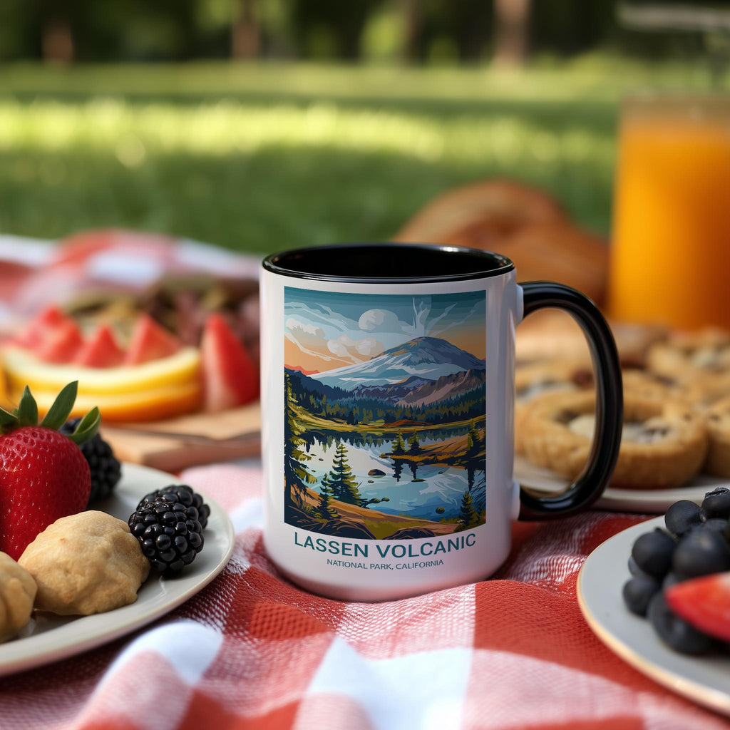 Lassen Volcanic - California - US National Park Tourism Mug